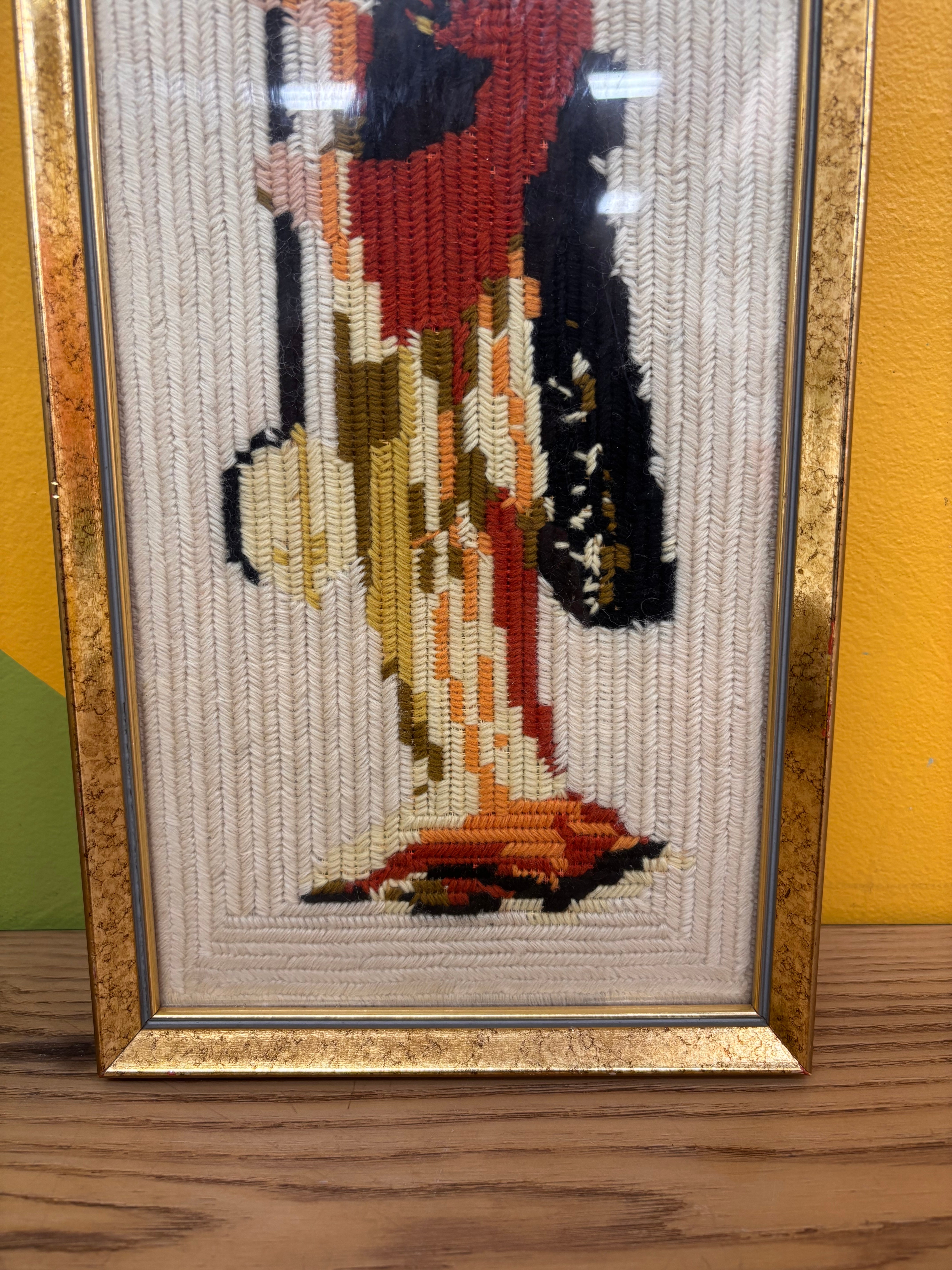Framed Needlepoint Artwork