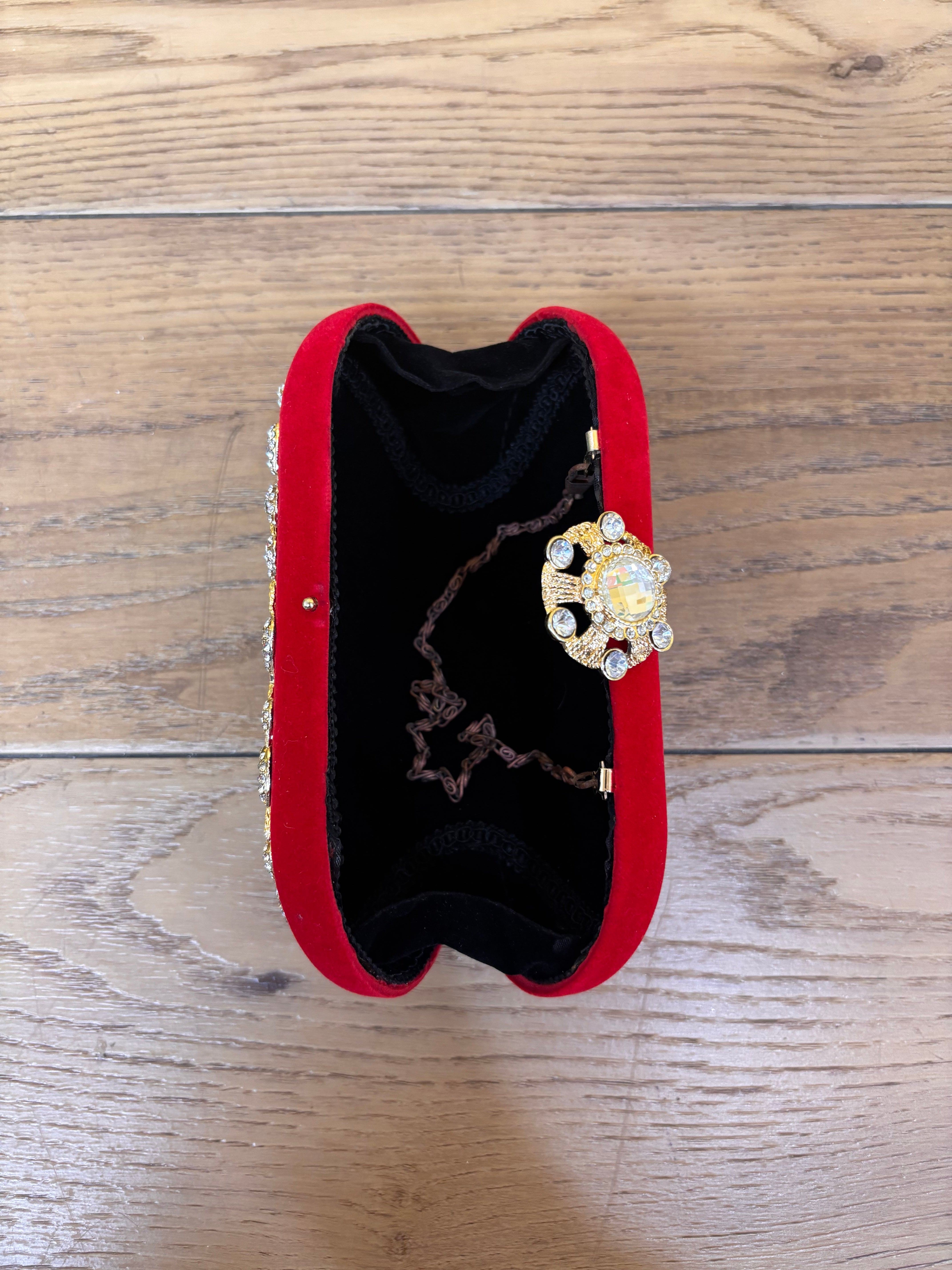 Red Velvet Clutch