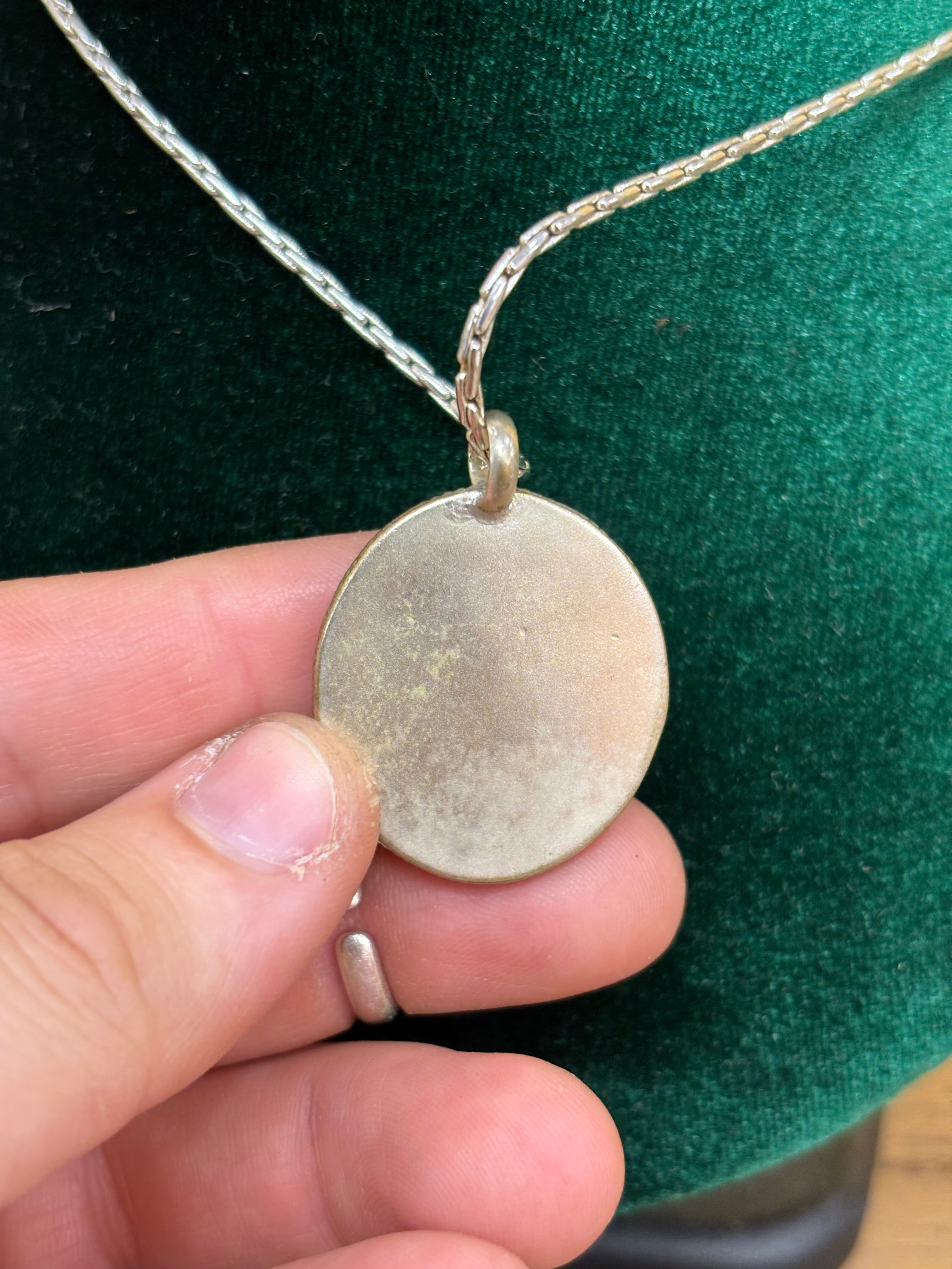 Enamel Owl Necklace