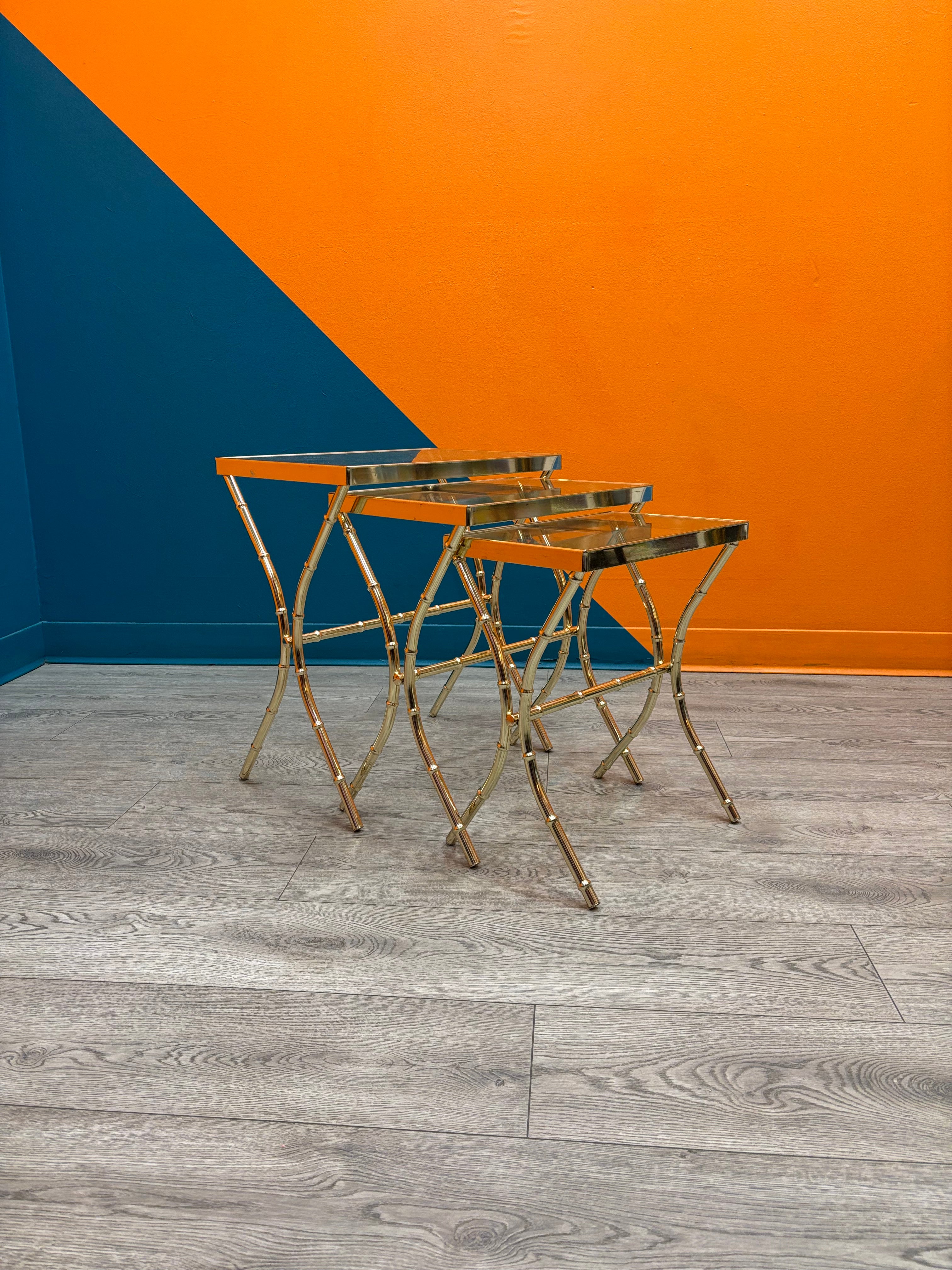 Metal & Glass Nesting Tables