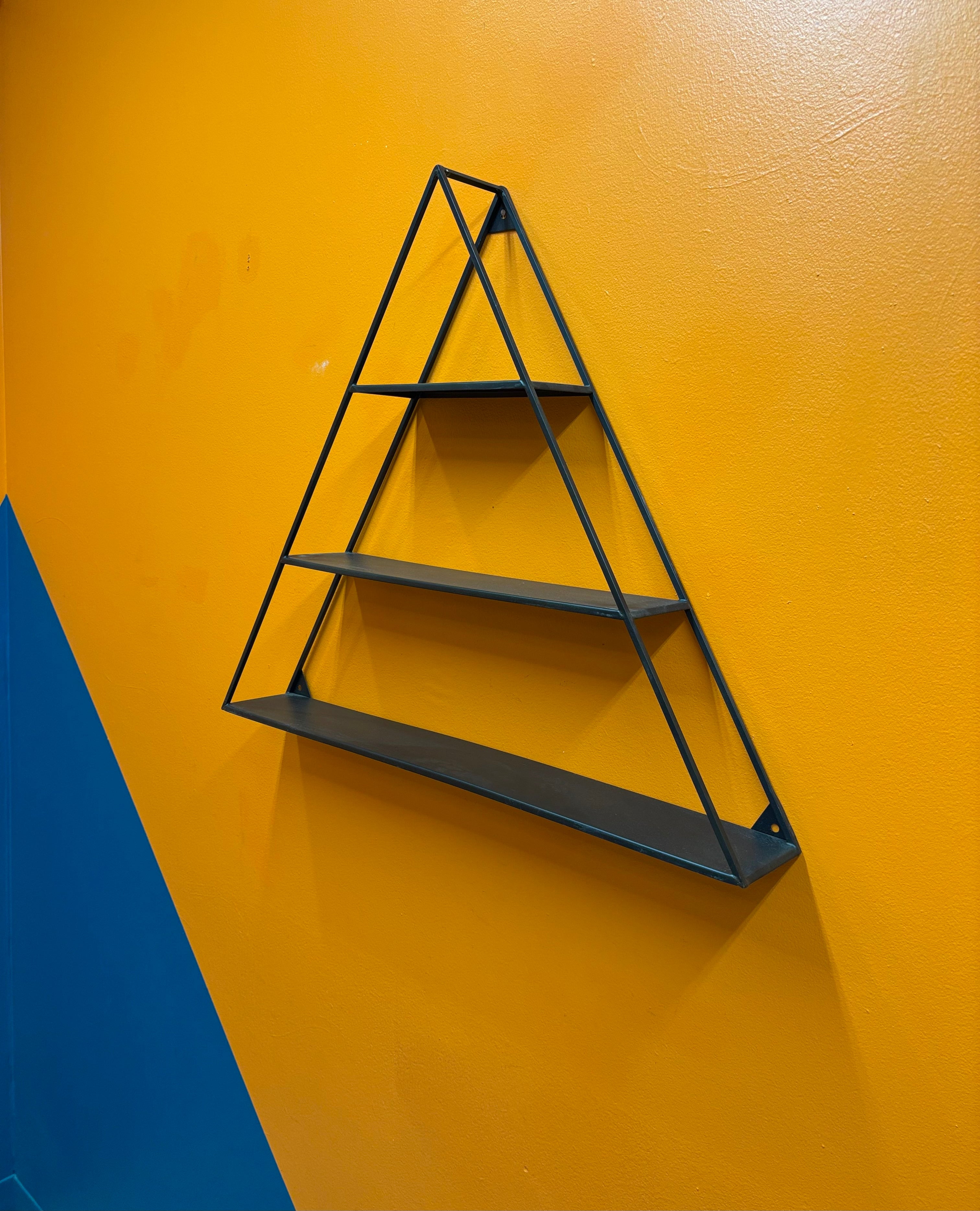 Wall Hanging Triangle Shelf (2 available)