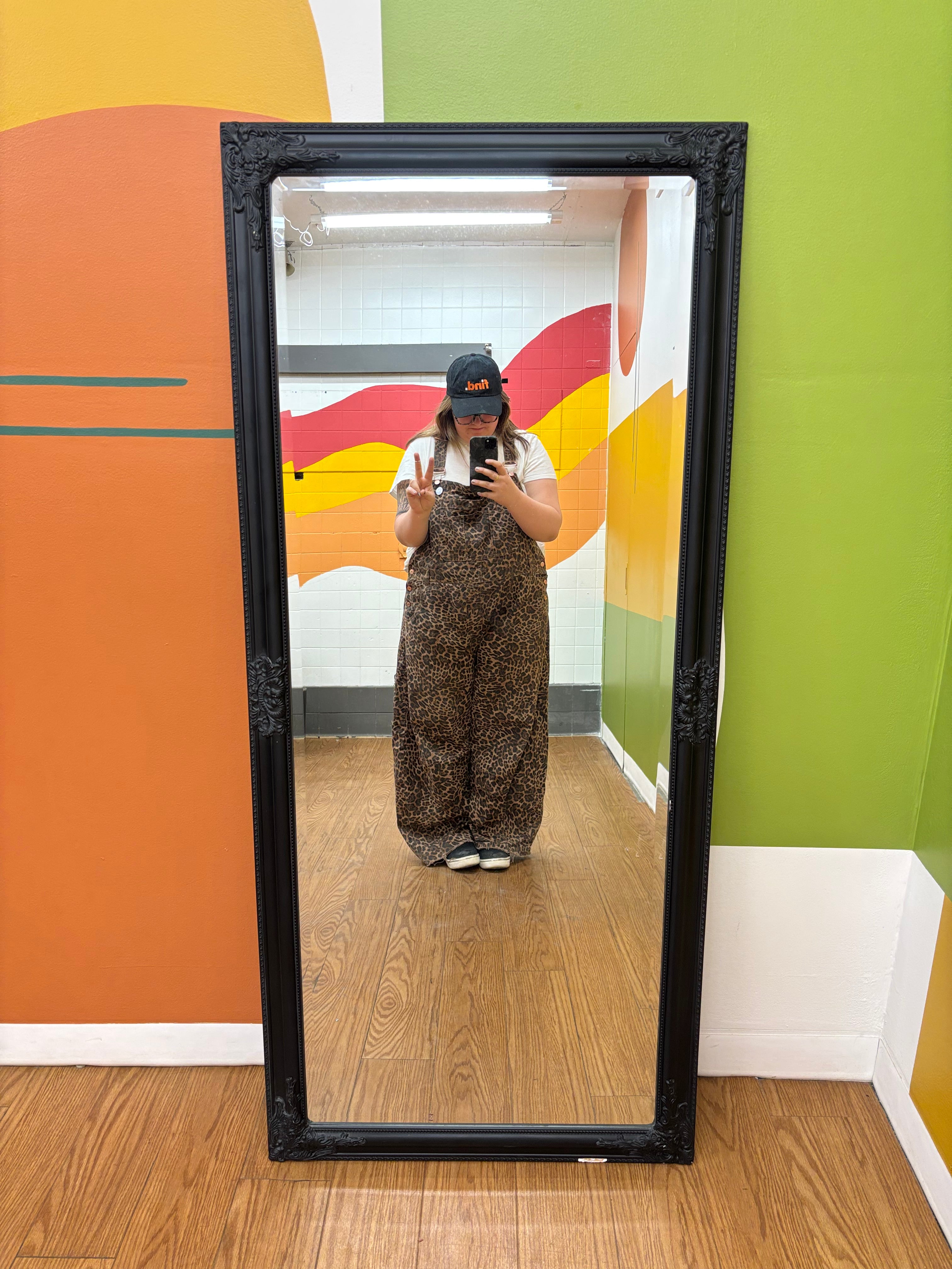 Black Floor Mirror