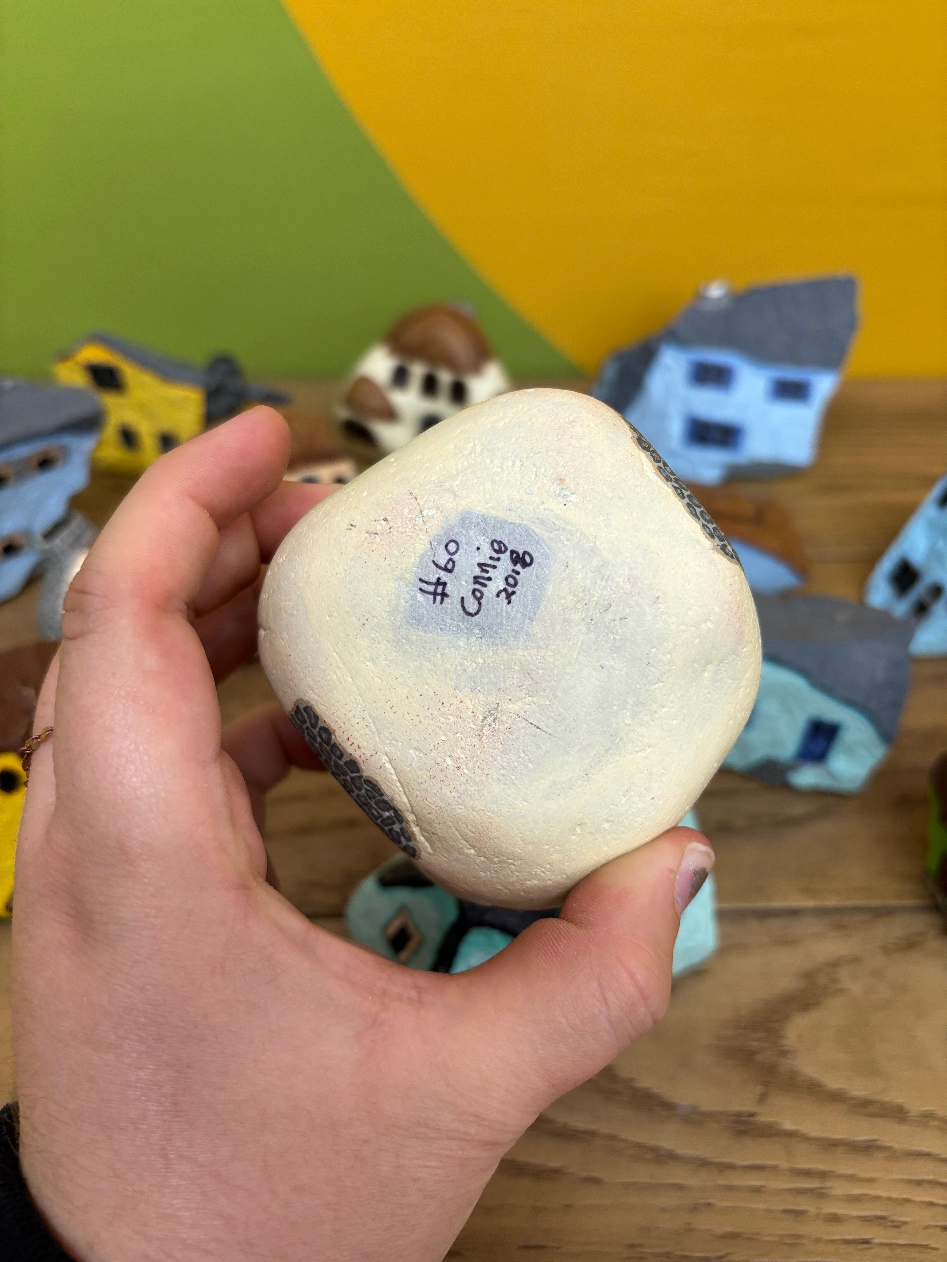 Bundle of Hand Painted Rock Houses