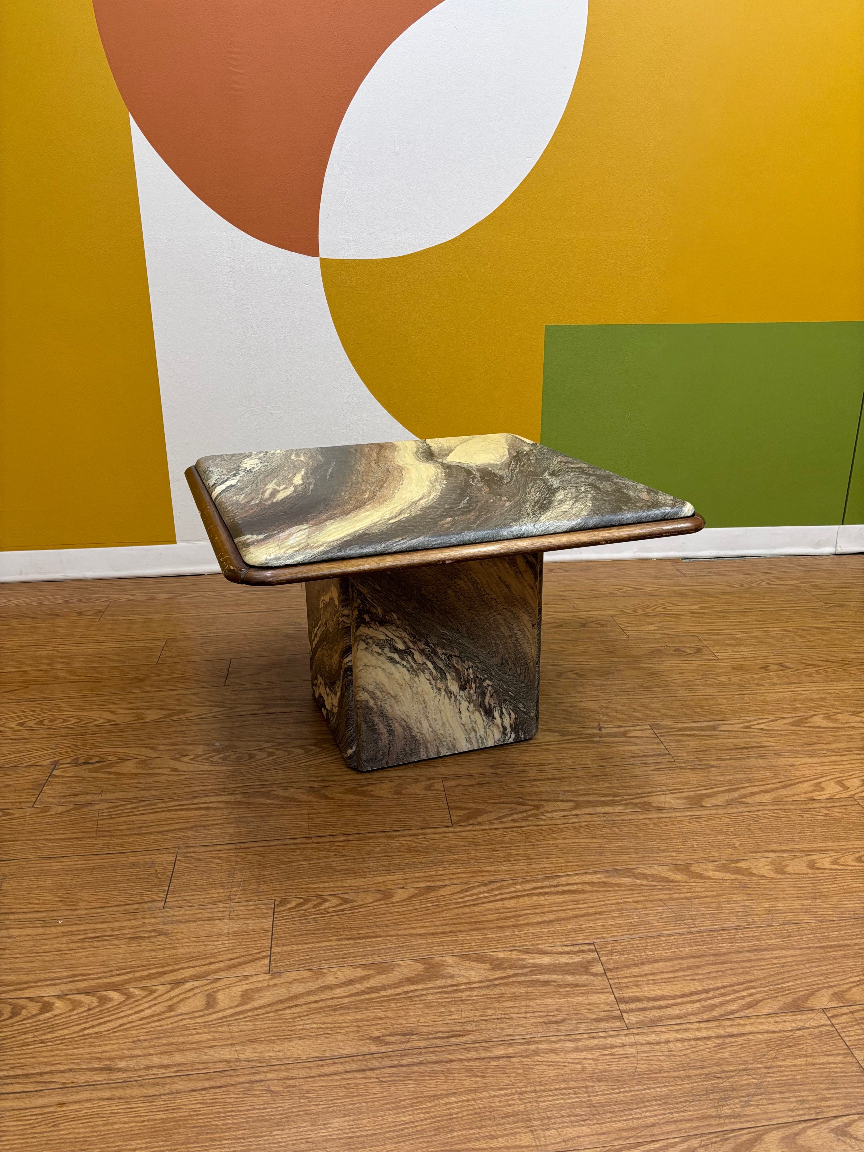 Square Marble Top Coffee Table
