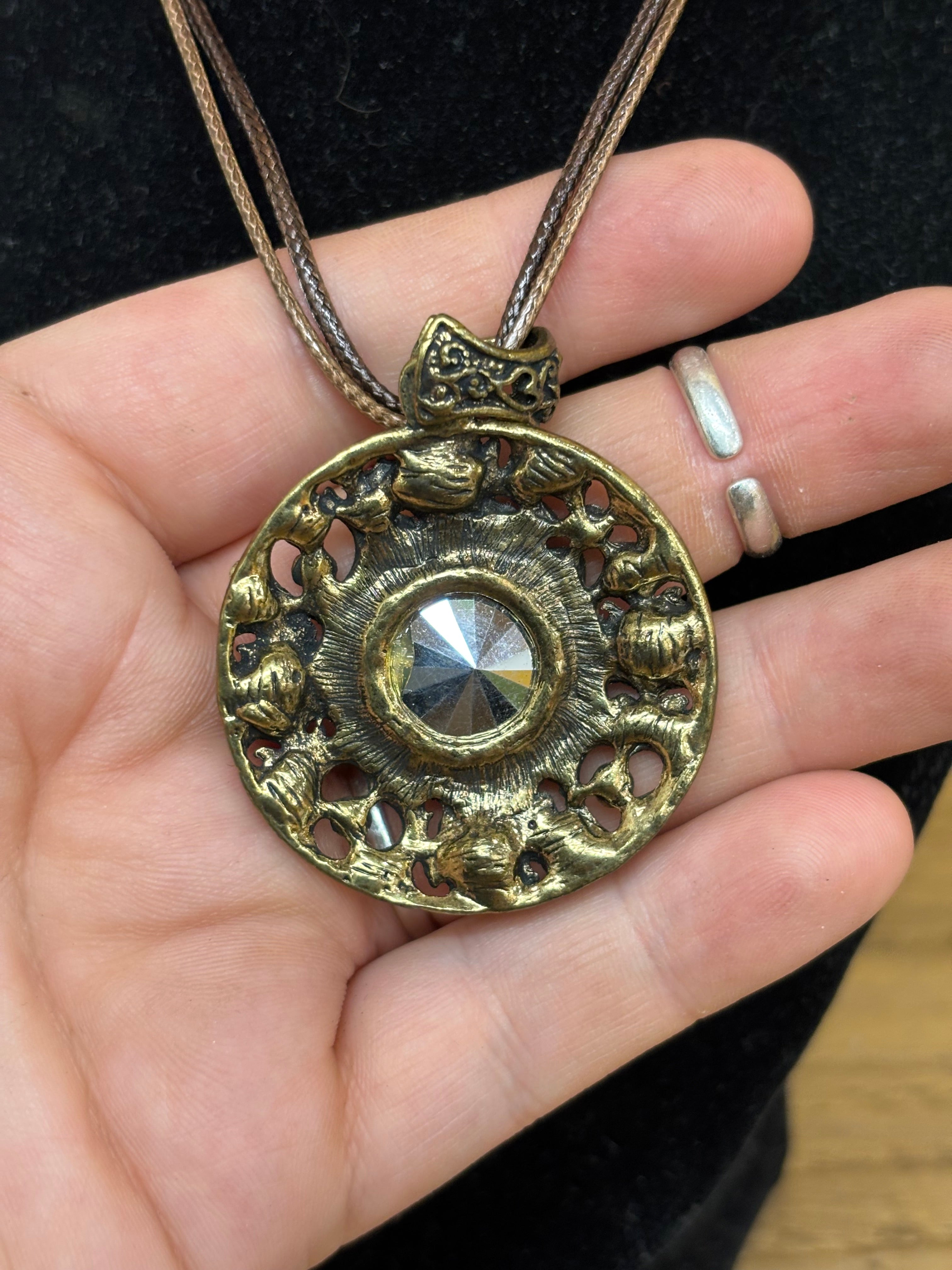 Round Pendant Necklace