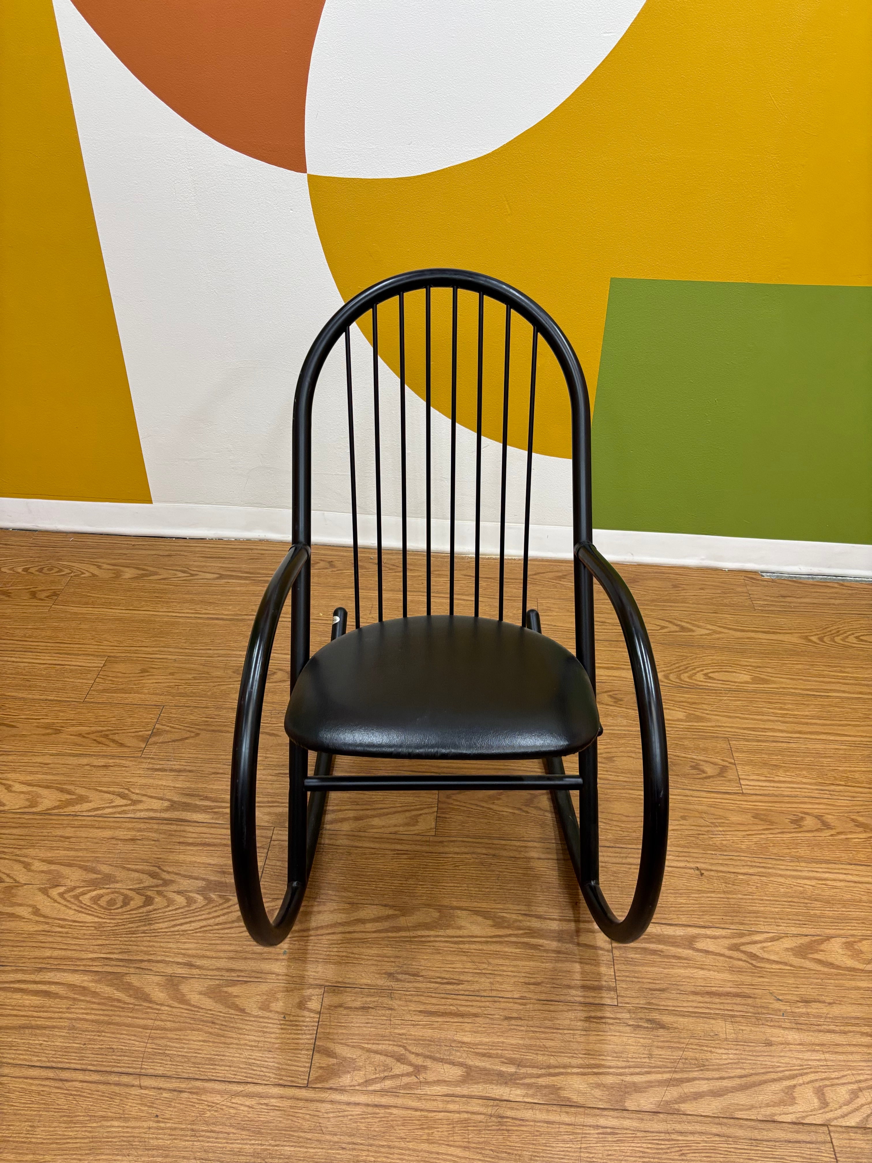 Black Amisco Rocking Chair