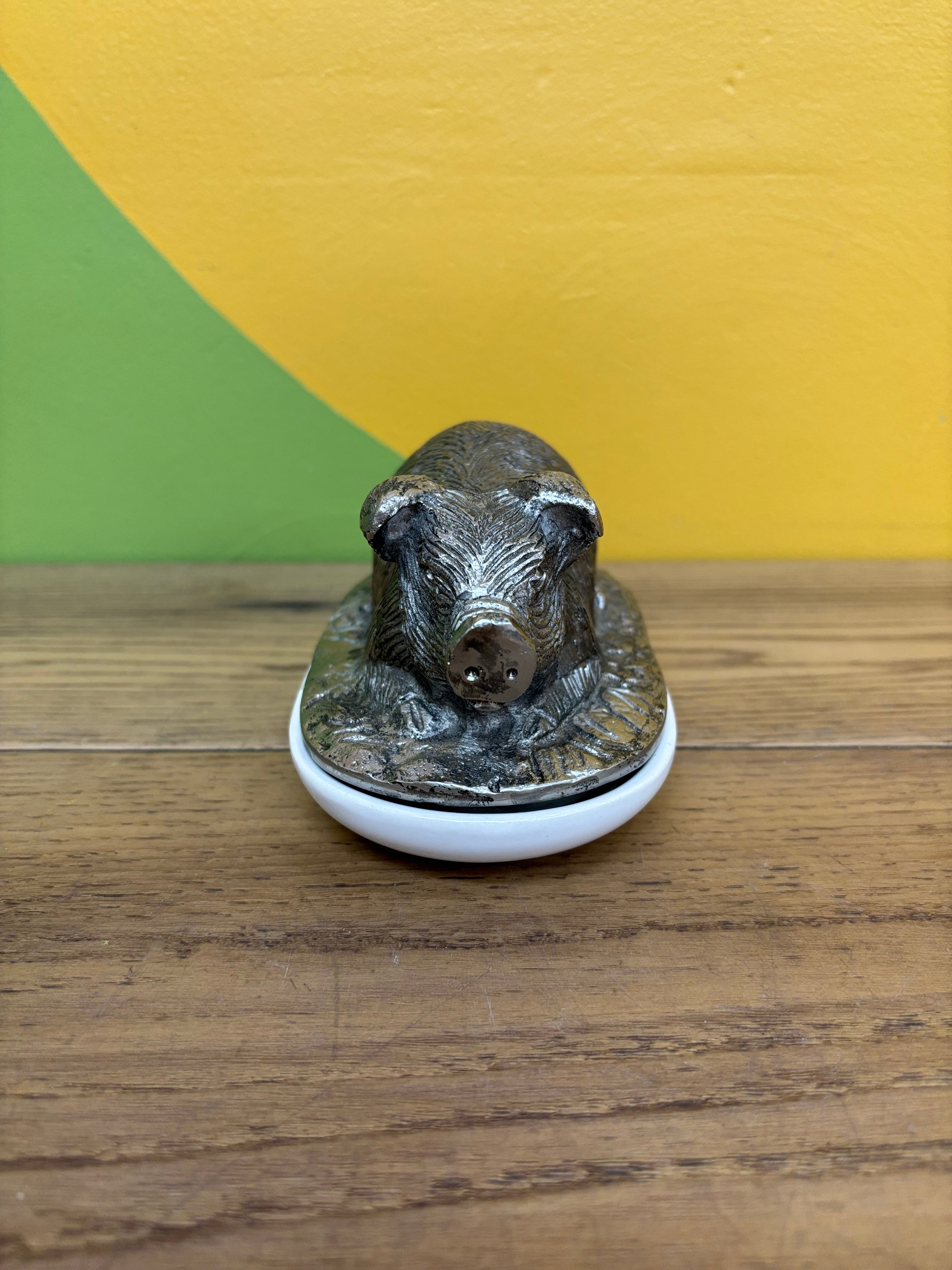Pig Butter Dish
