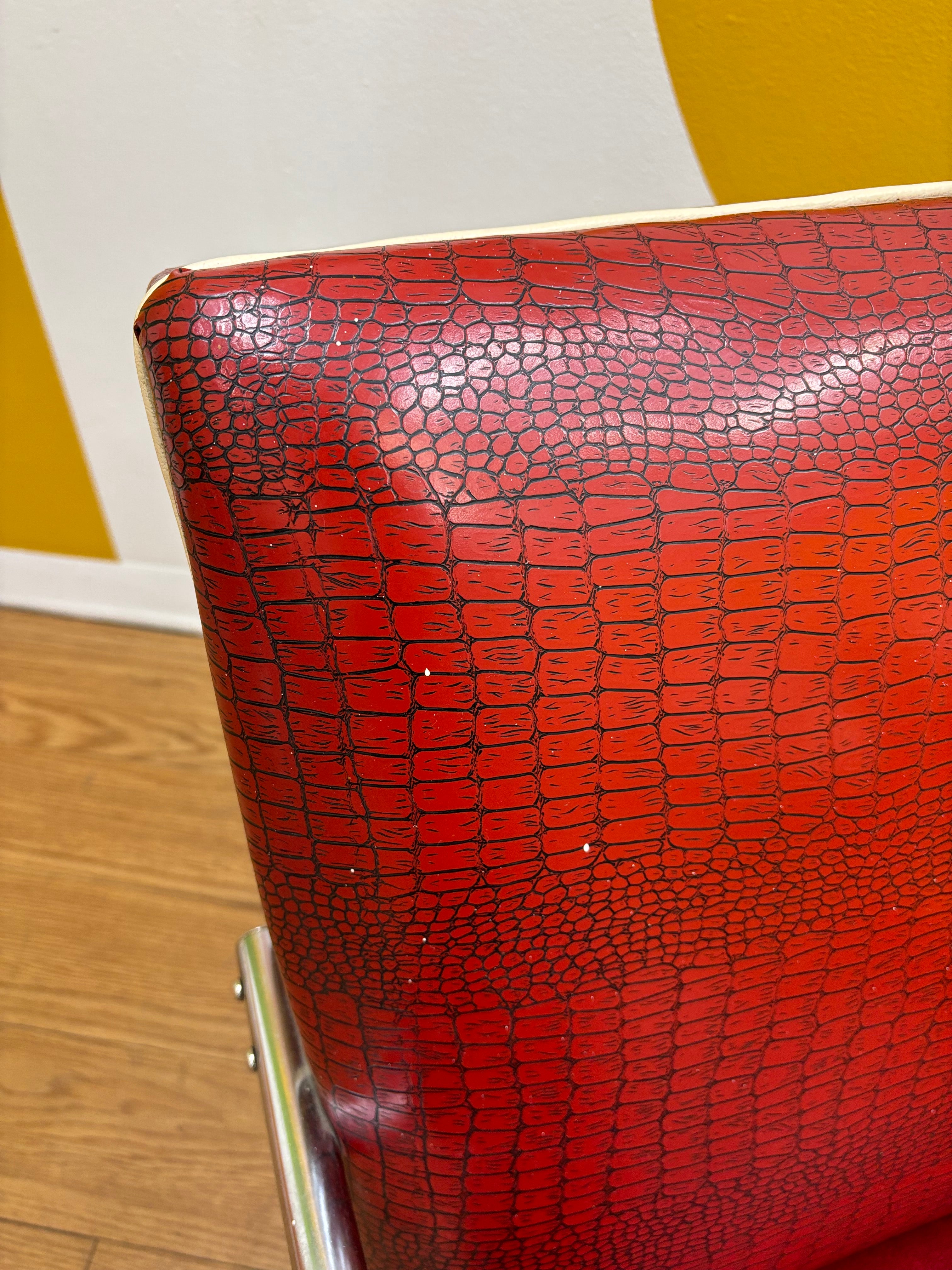 Red Lounger Chair