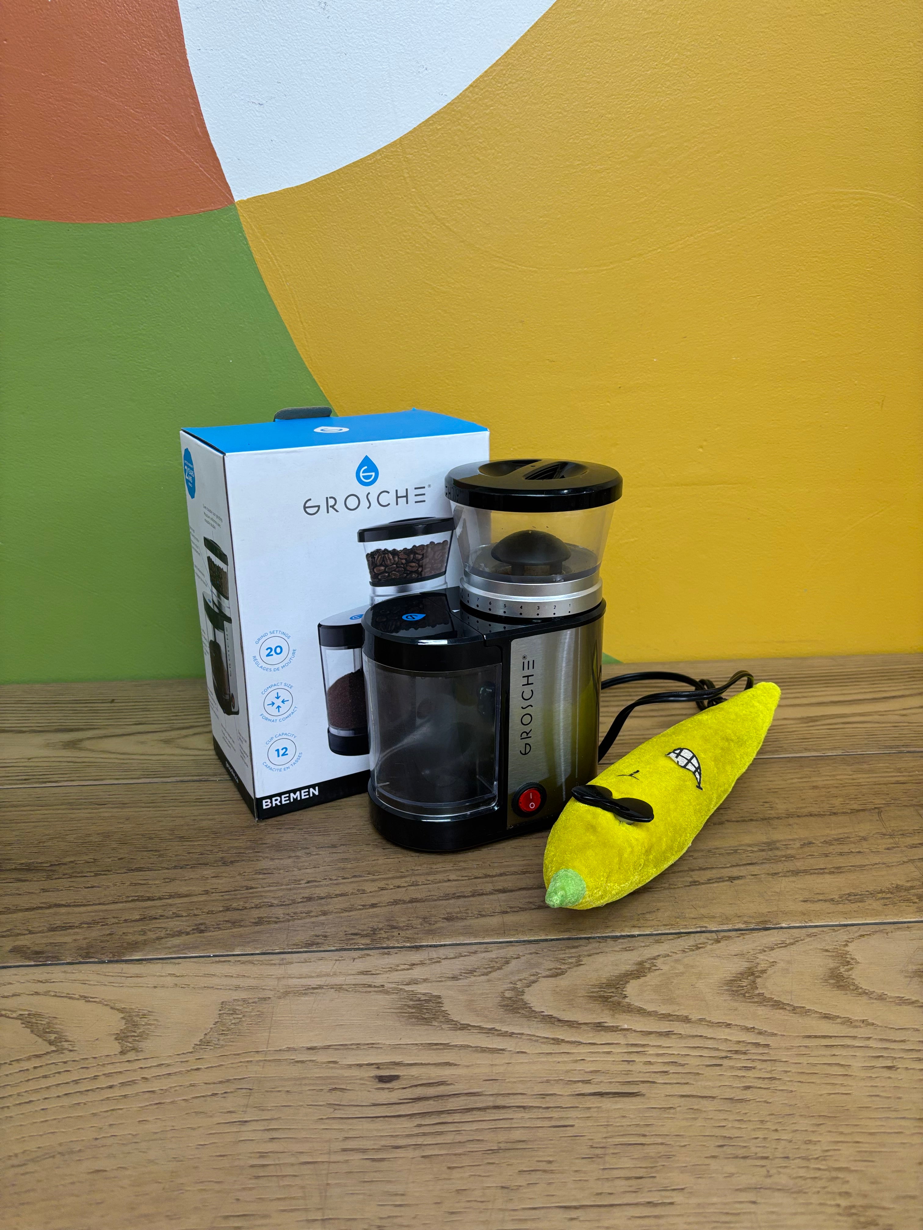 Grosche Bremen Burr Electric Coffee Grinder