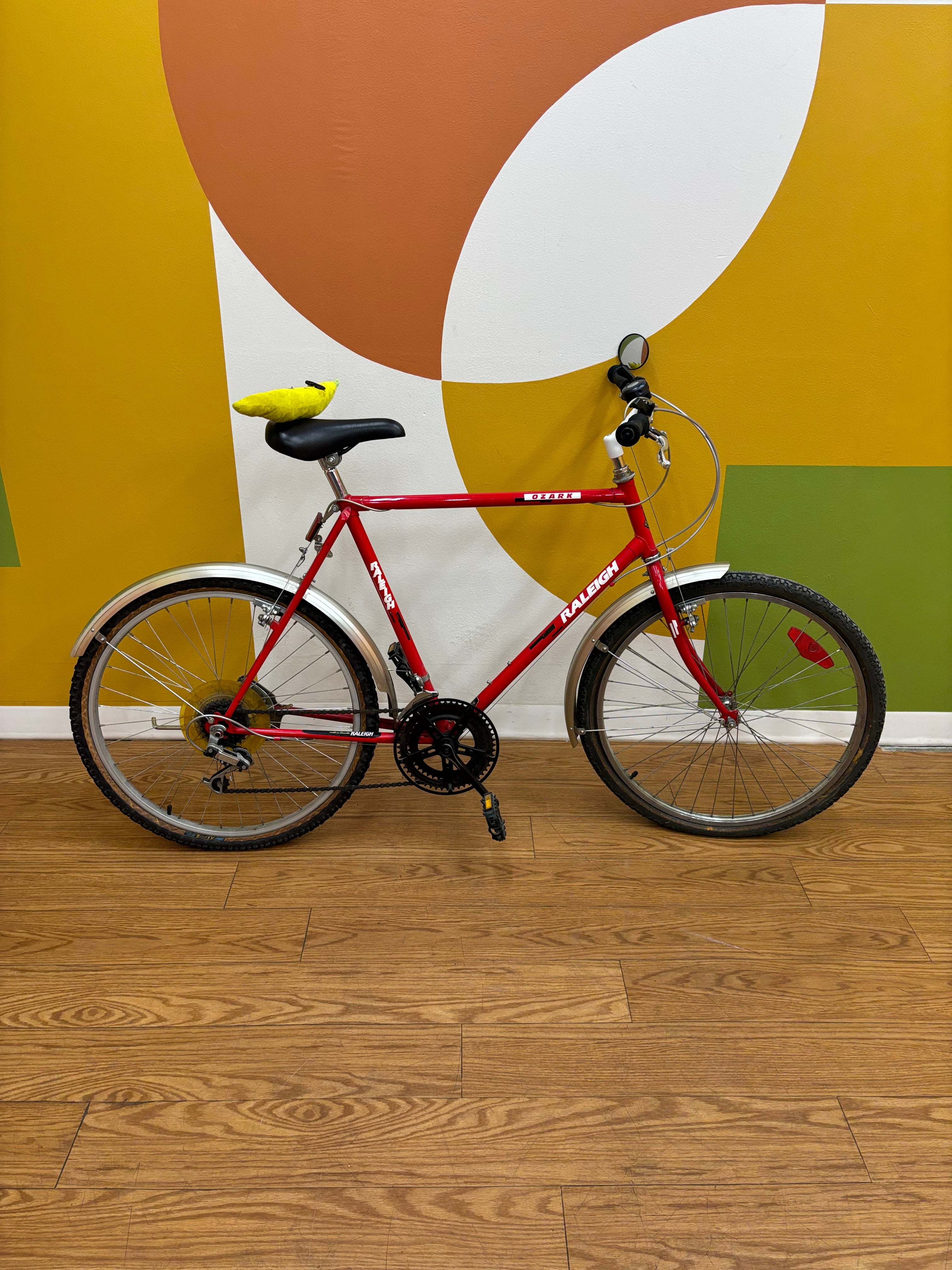 Red Raleigh Ozark Bicycle
