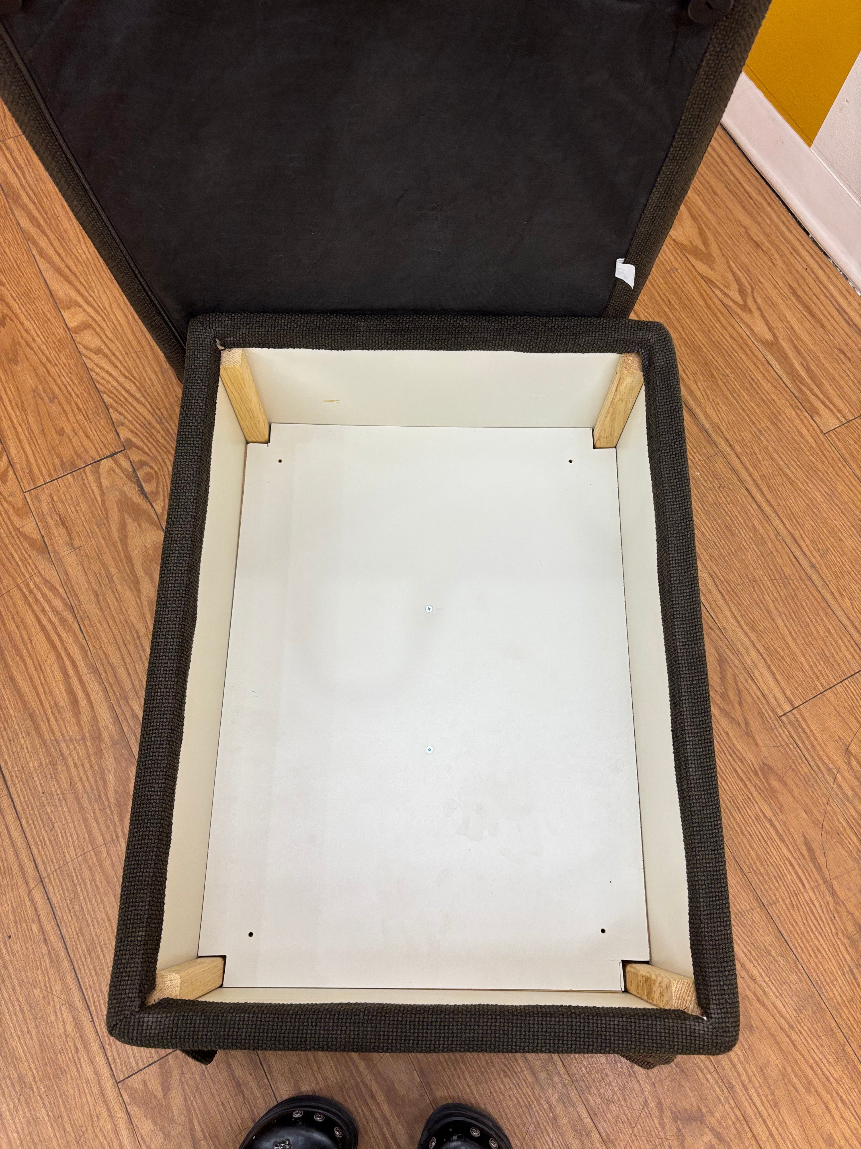 Green Storage Ottoman