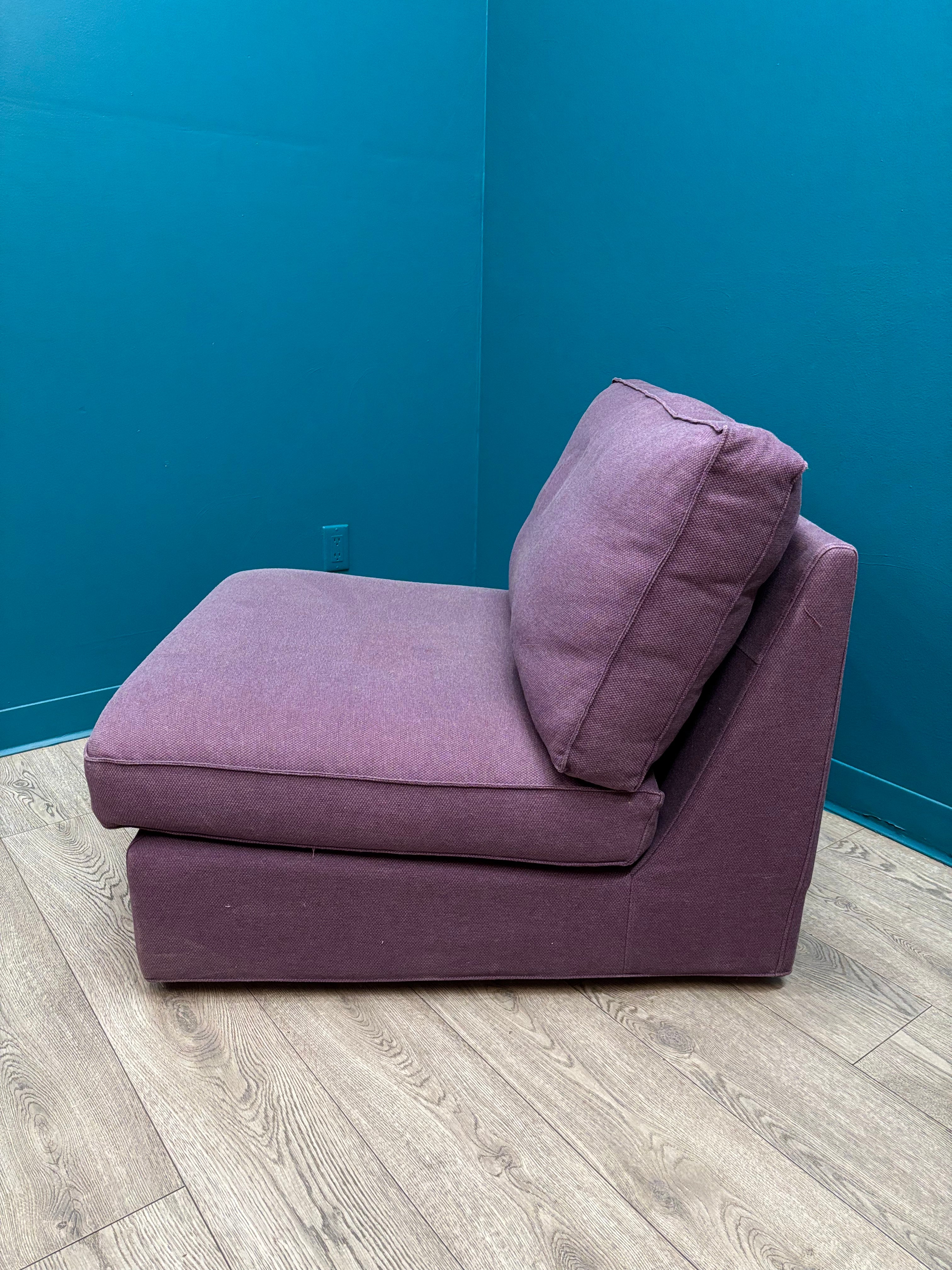 Purple Lounge Chaise