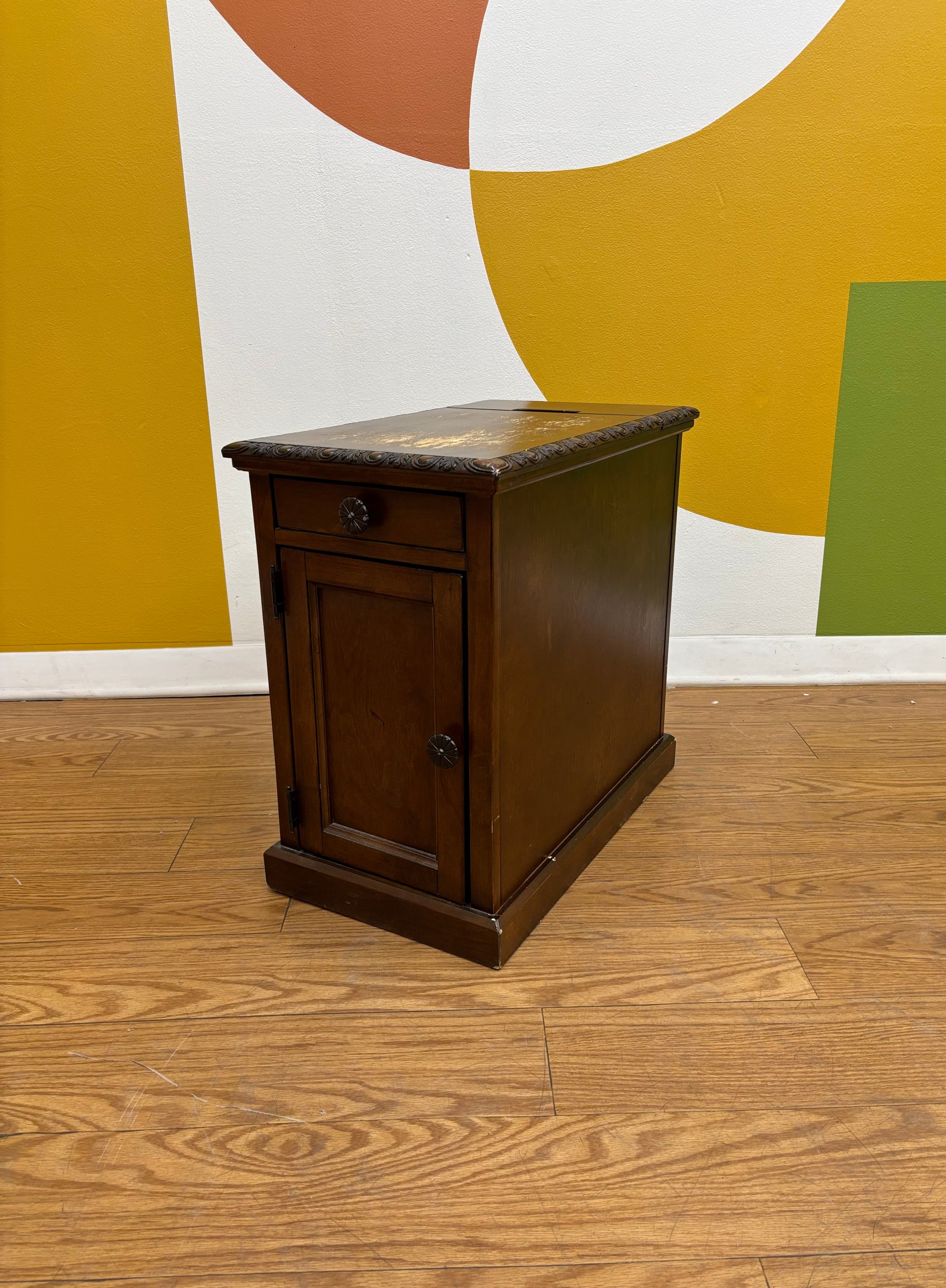 Wood End Table