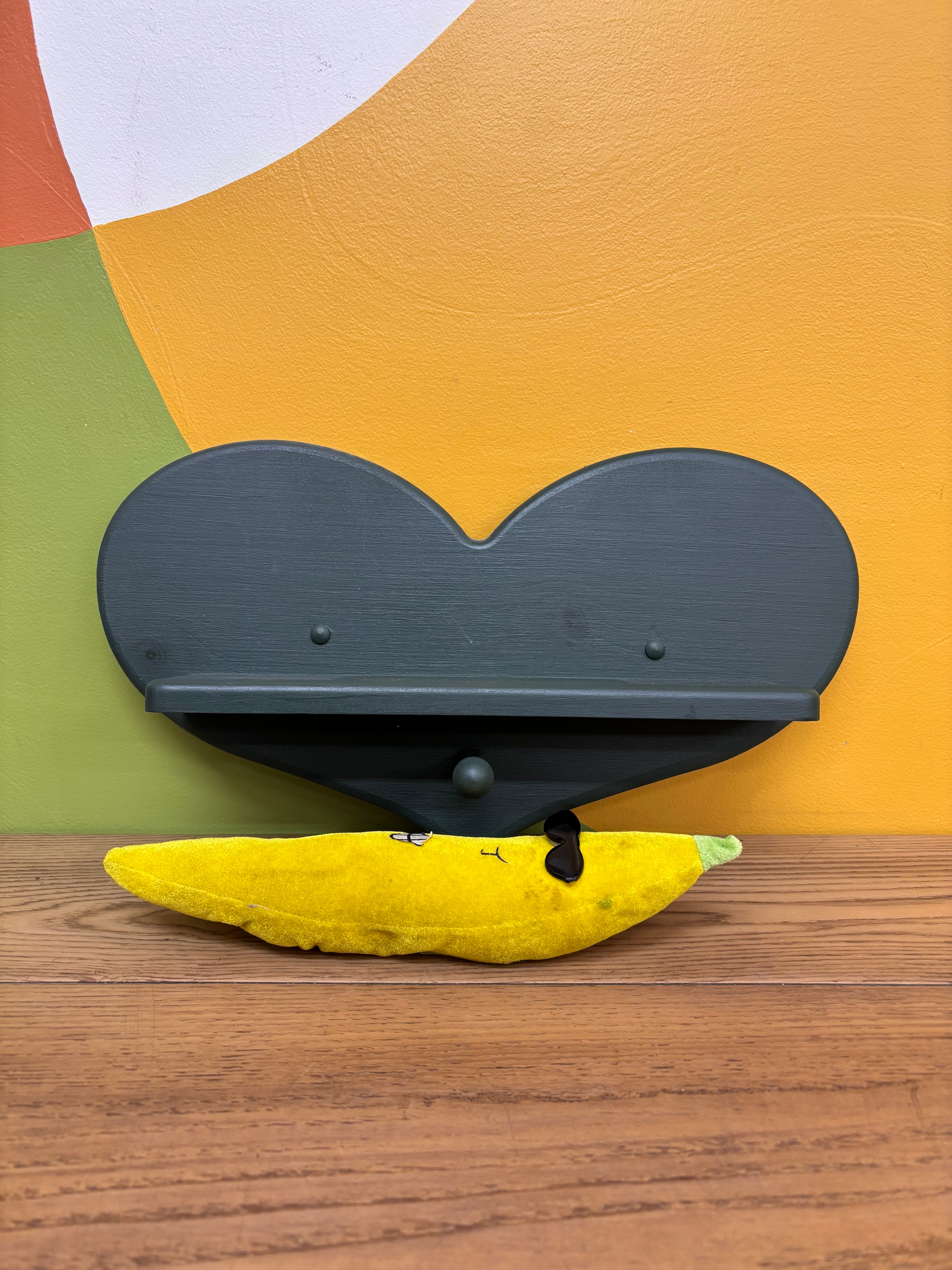 Wood Heart Shelf