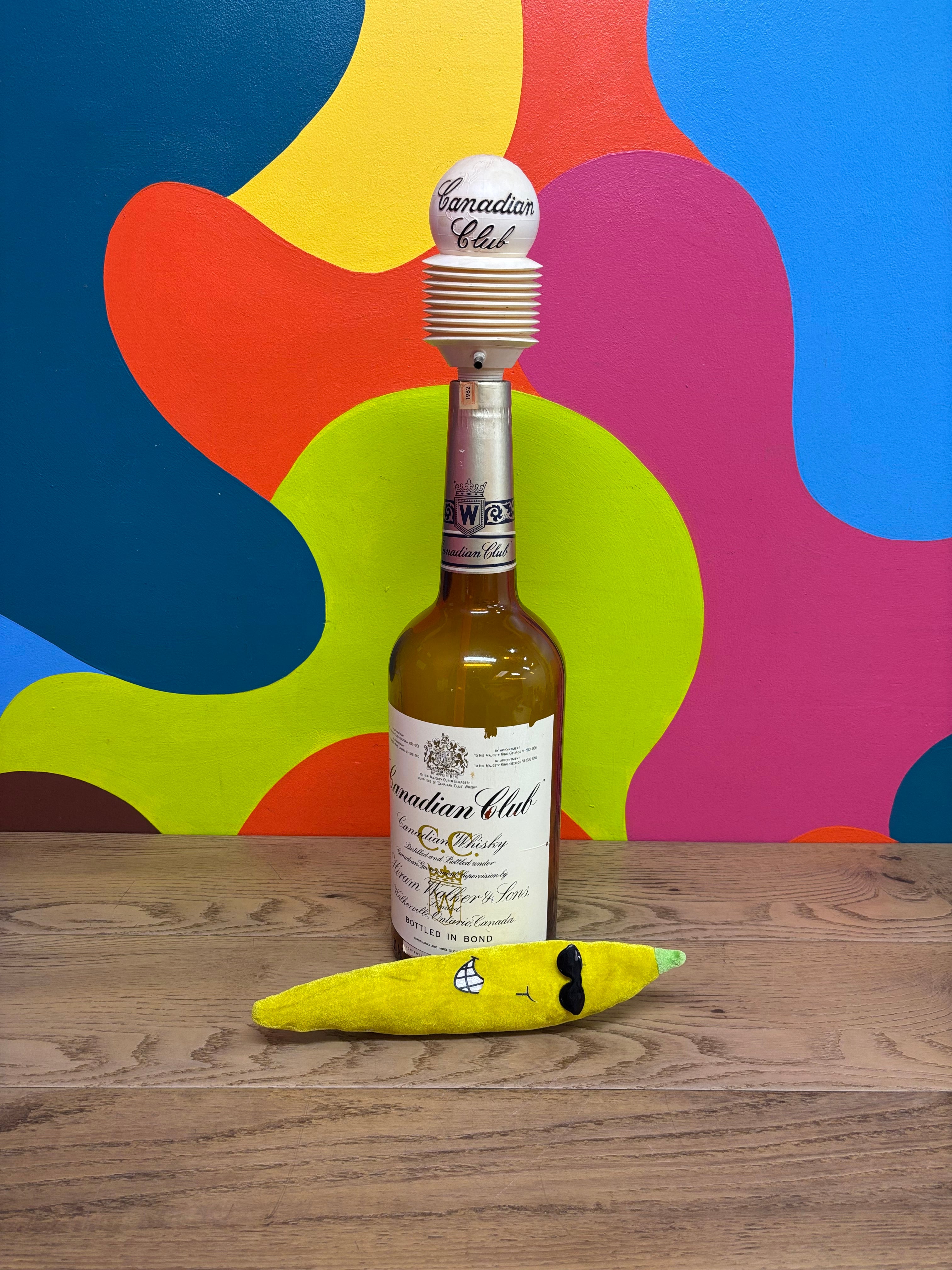 Canadian Club Texas Mickey with Pump