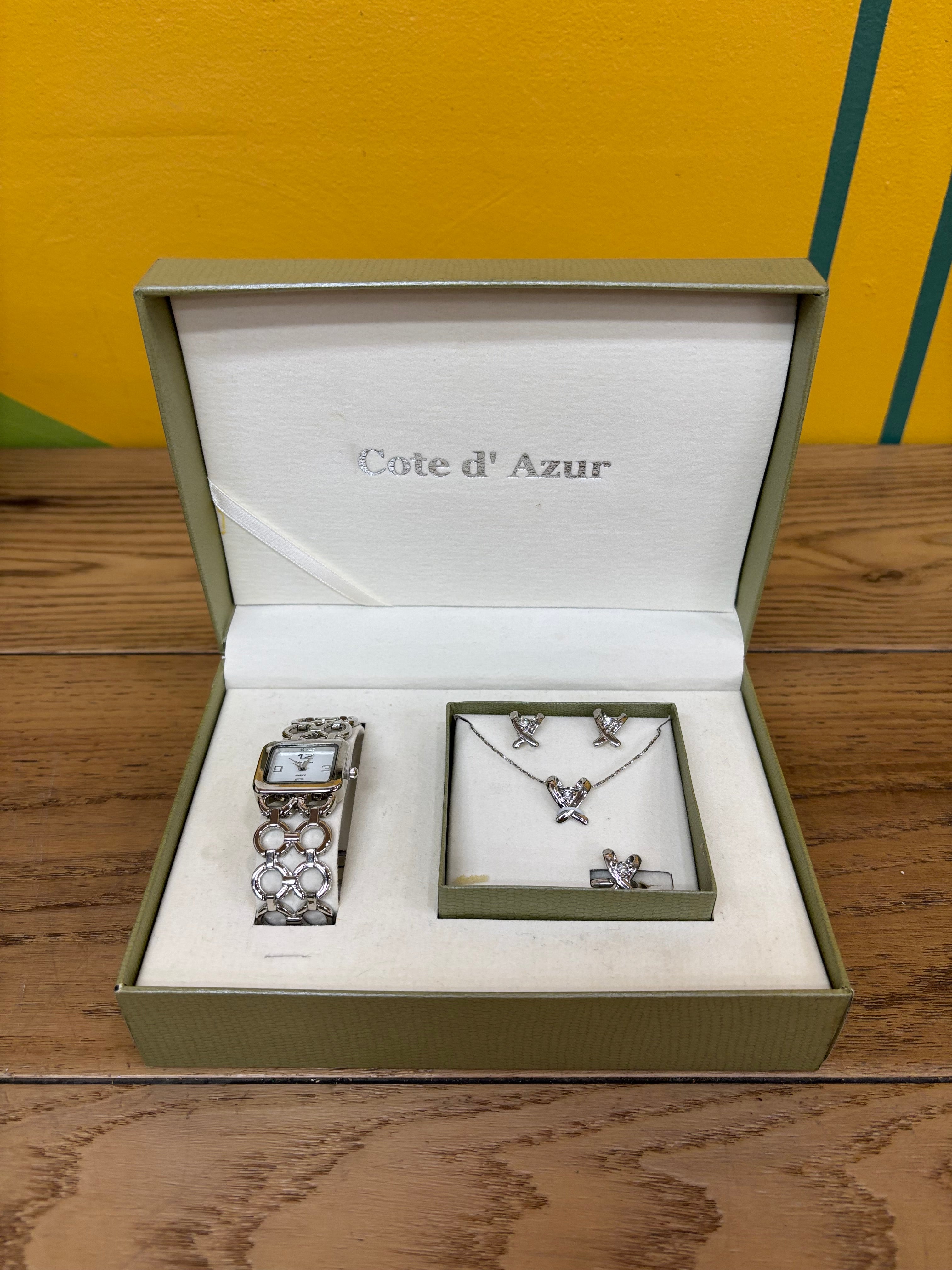 Cote D' Azur Watch and Jewelry Set