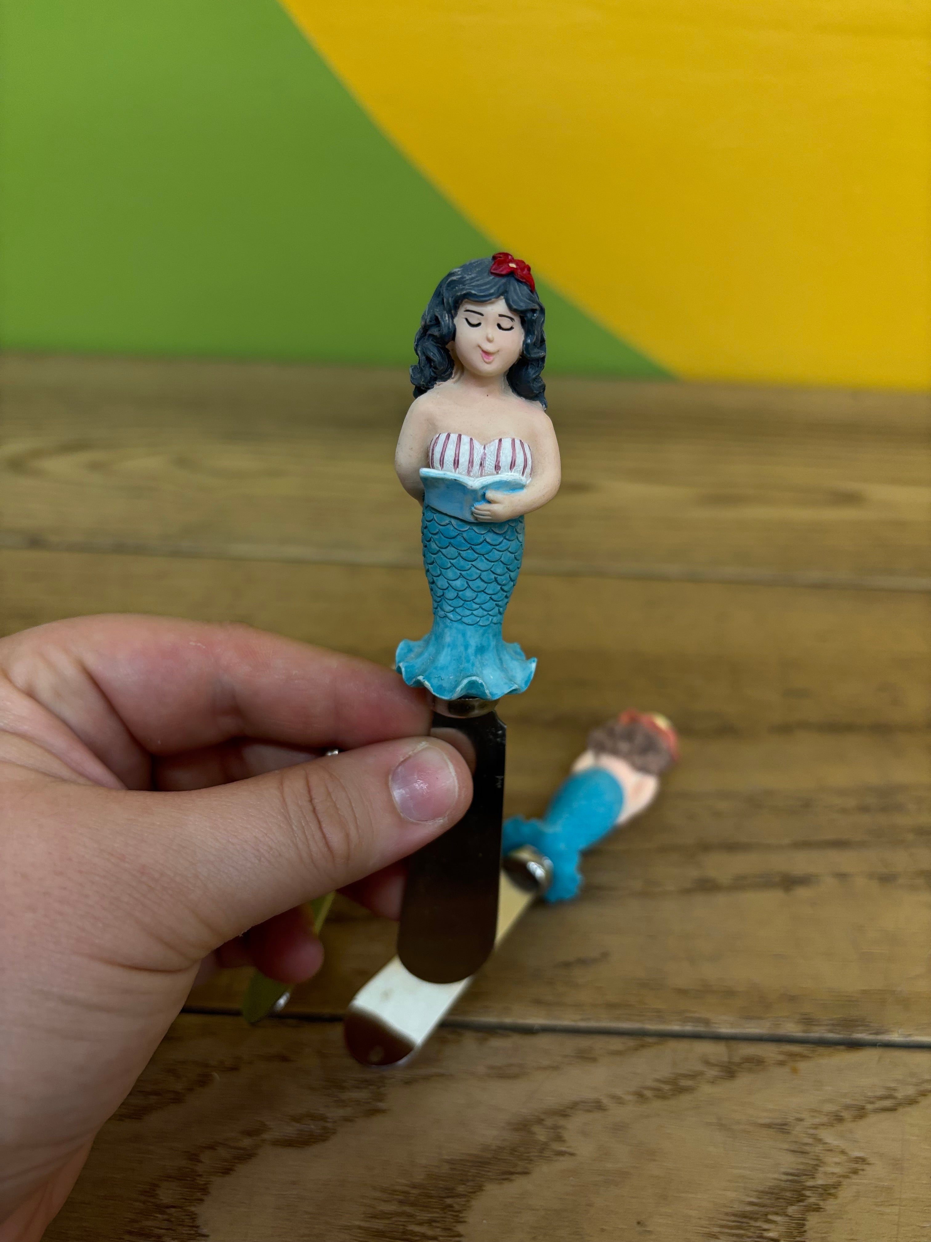 (3) Mermaid Cheese Spreaders
