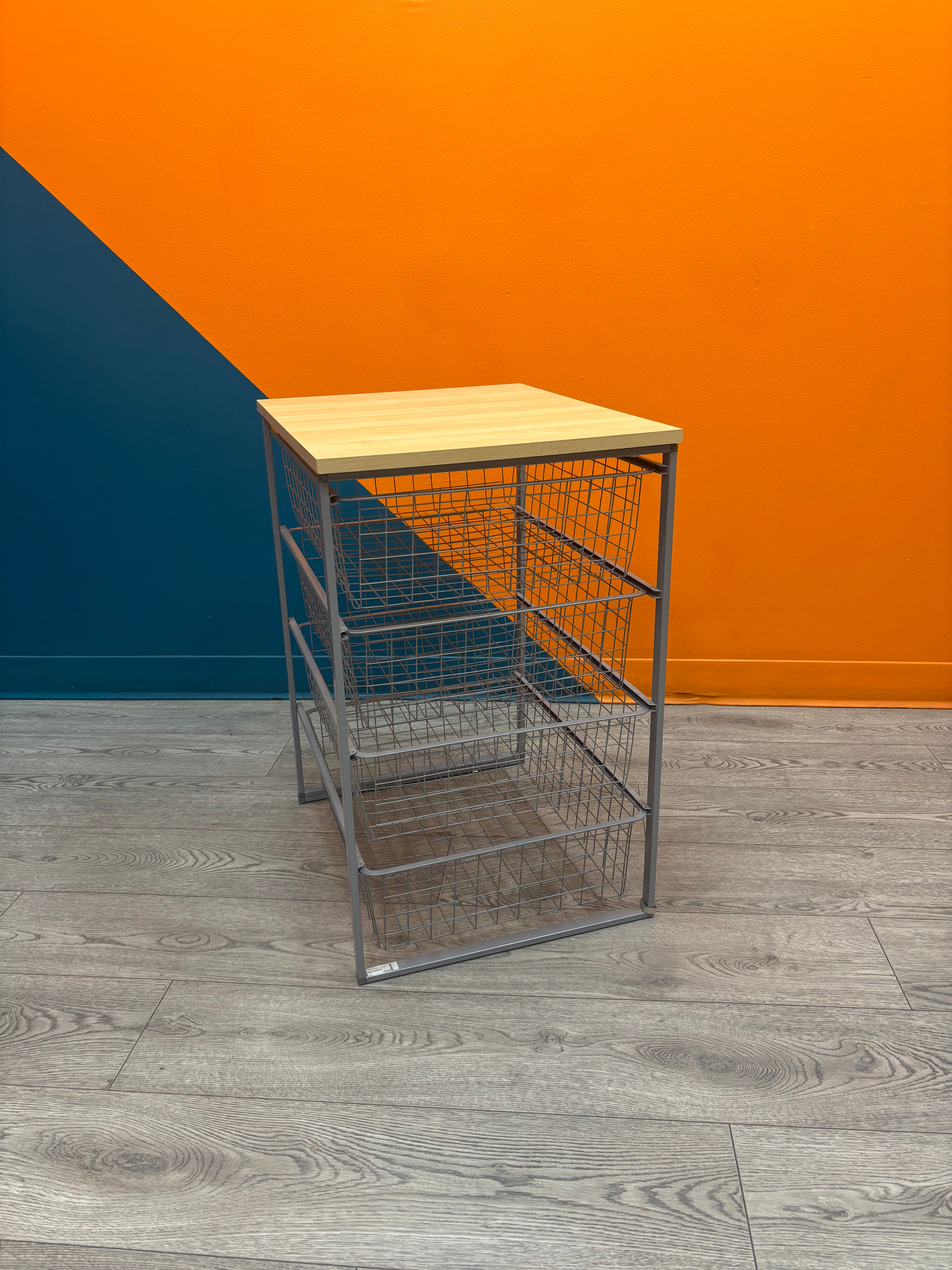 Ikea Antonius 4 Tier Wire Storage Unit