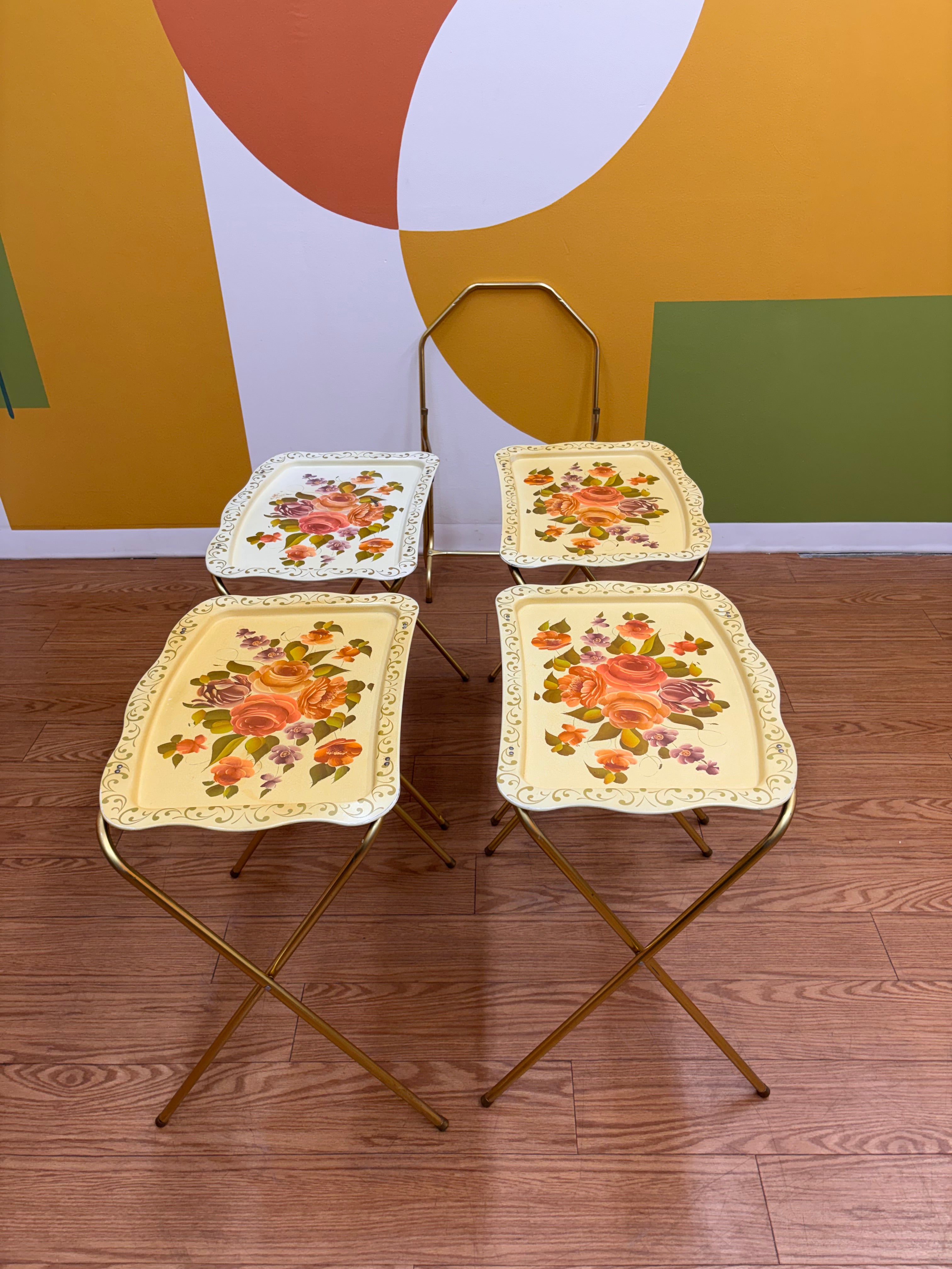 Set of 4 TV Trays
