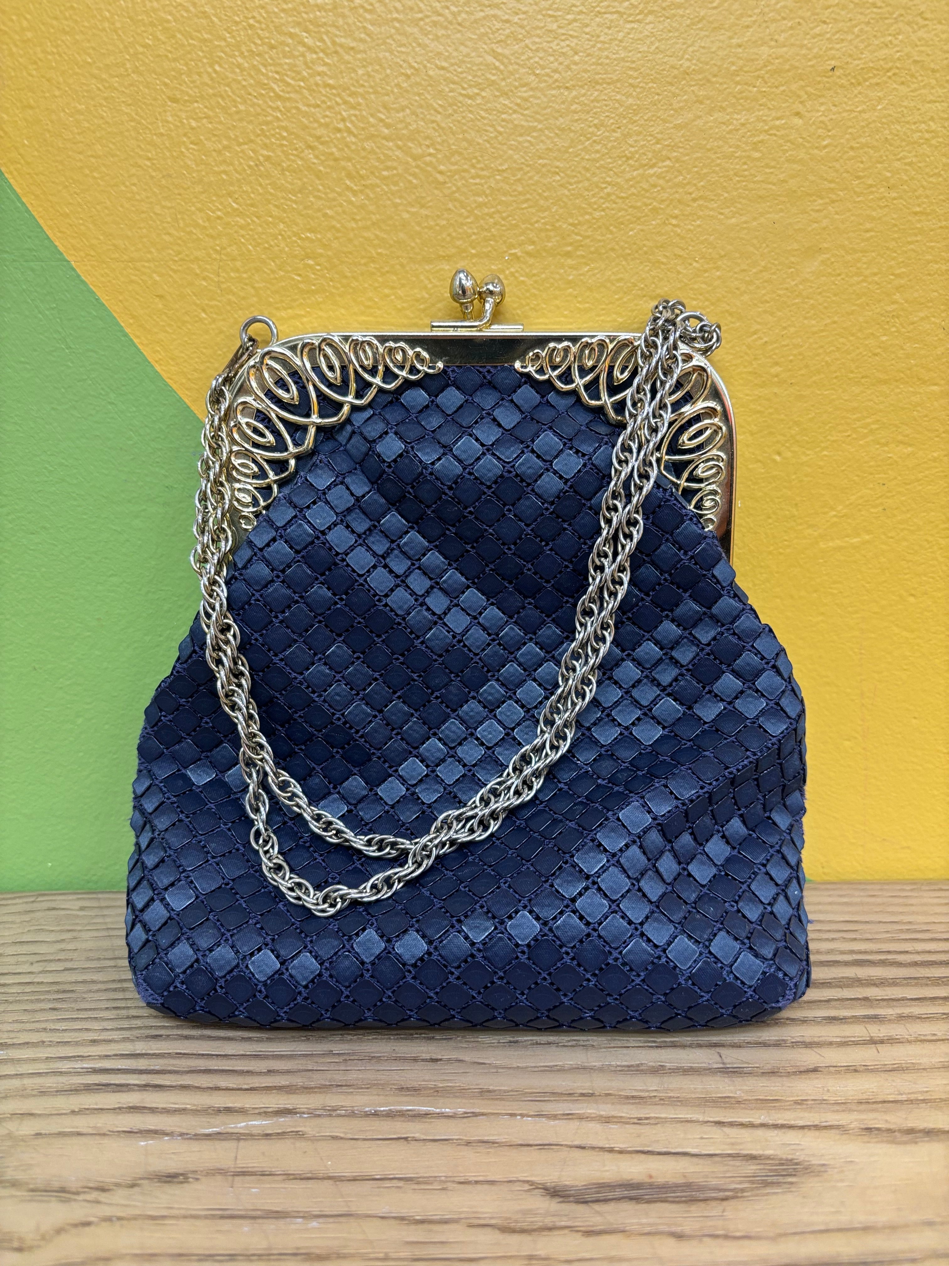 Navy Blue Clutch