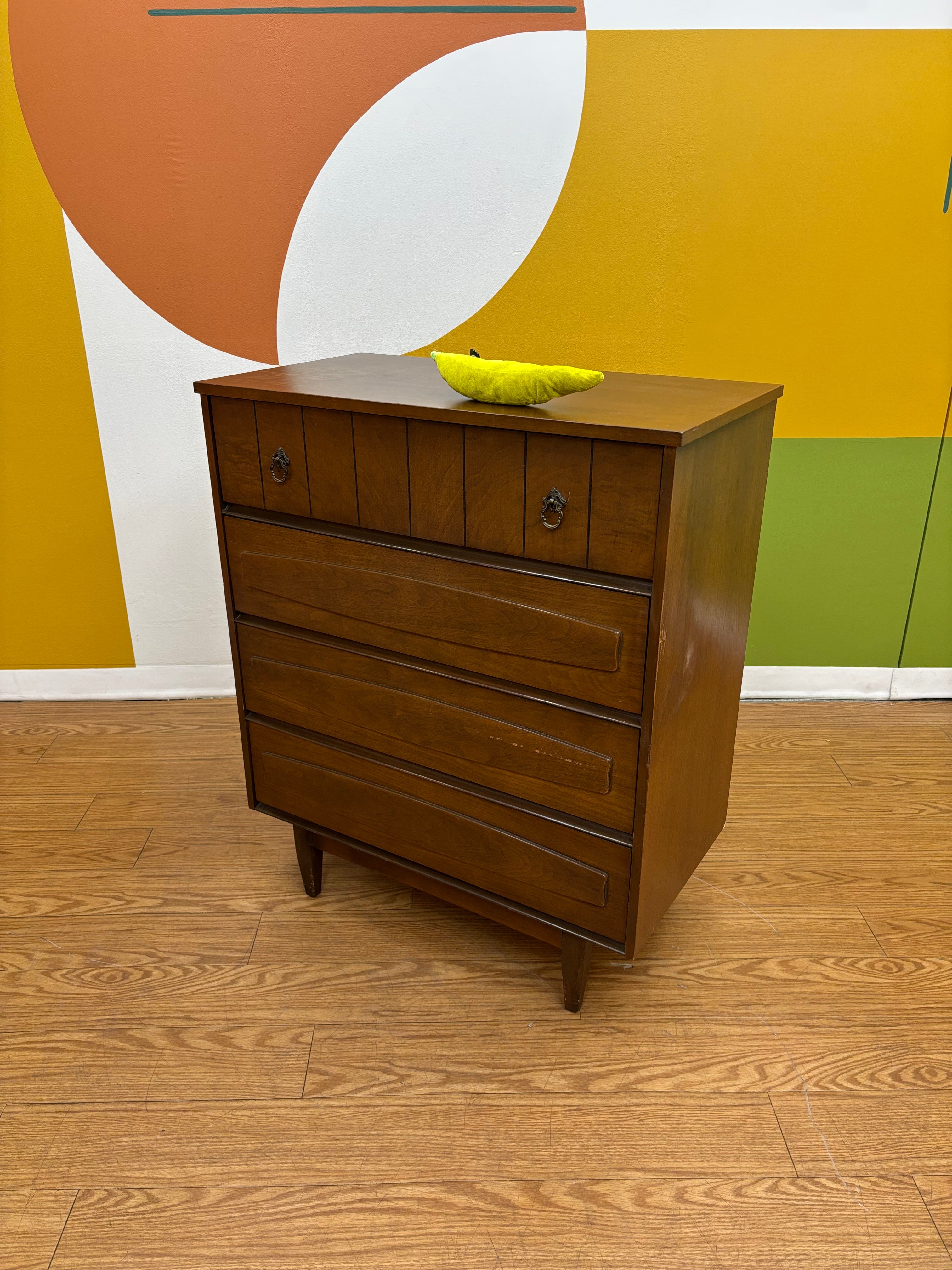 4 Drawer Wood Dresser