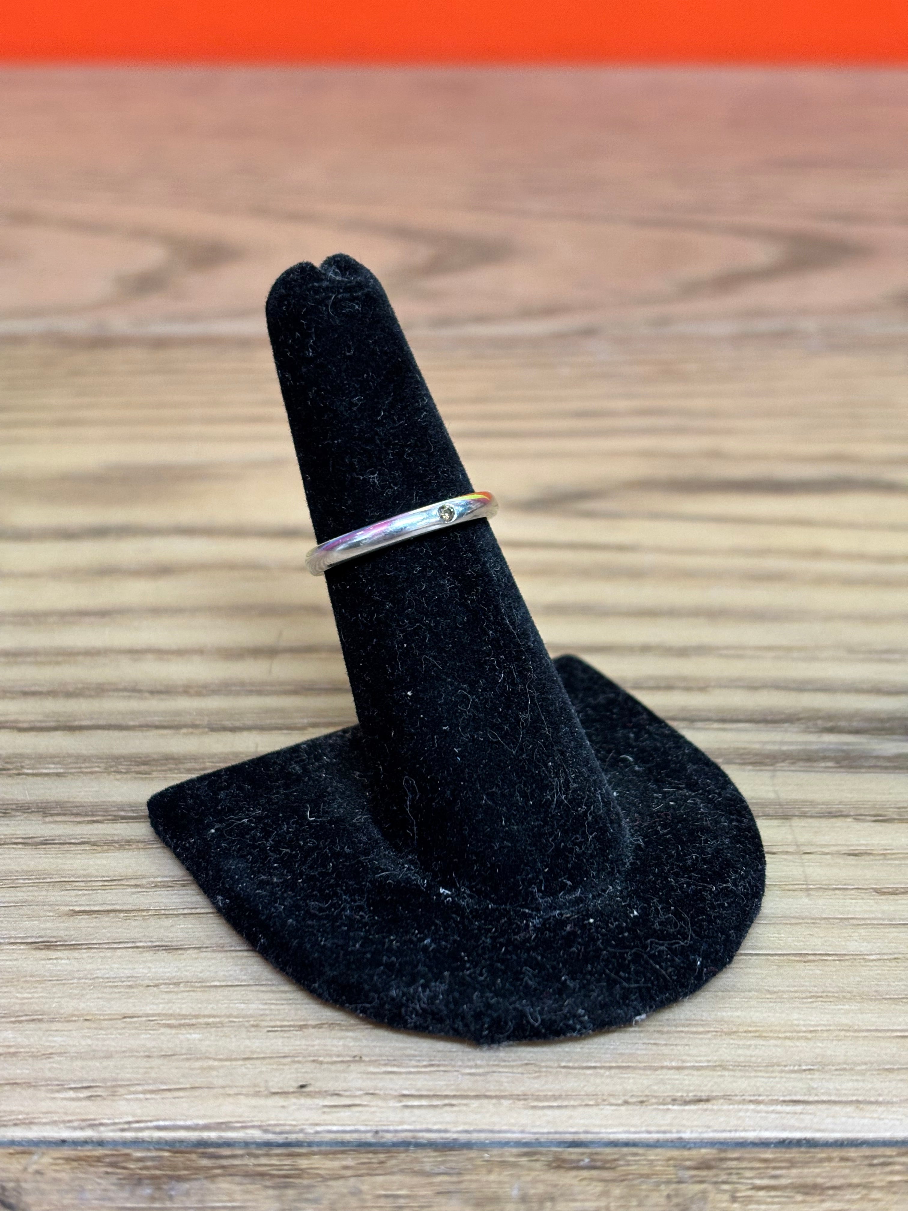 Tiffany & Co. Elsa Peretti Diamond Stack Band Ring (2 available) - Size 6