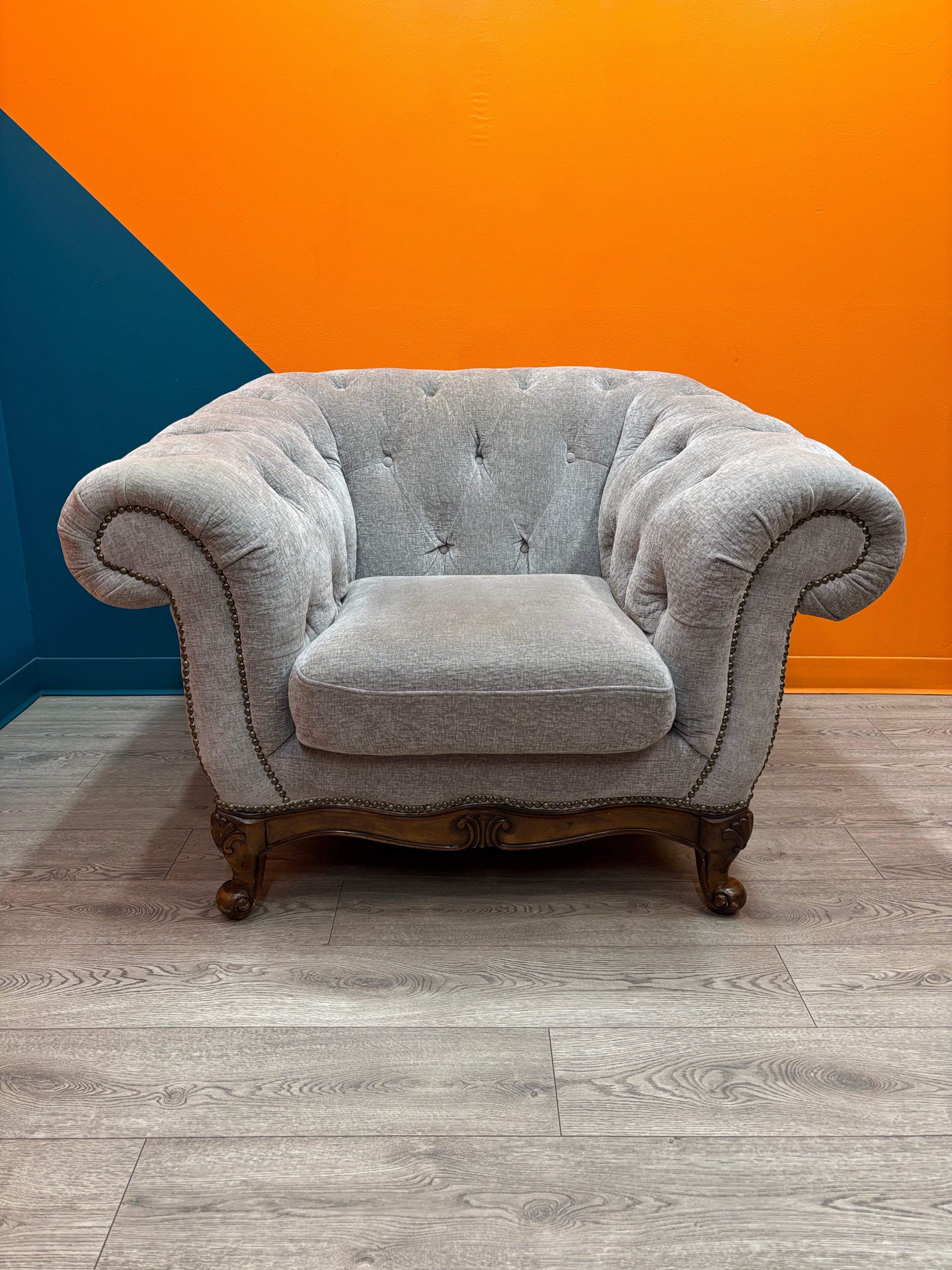 Large Tufted Armchair