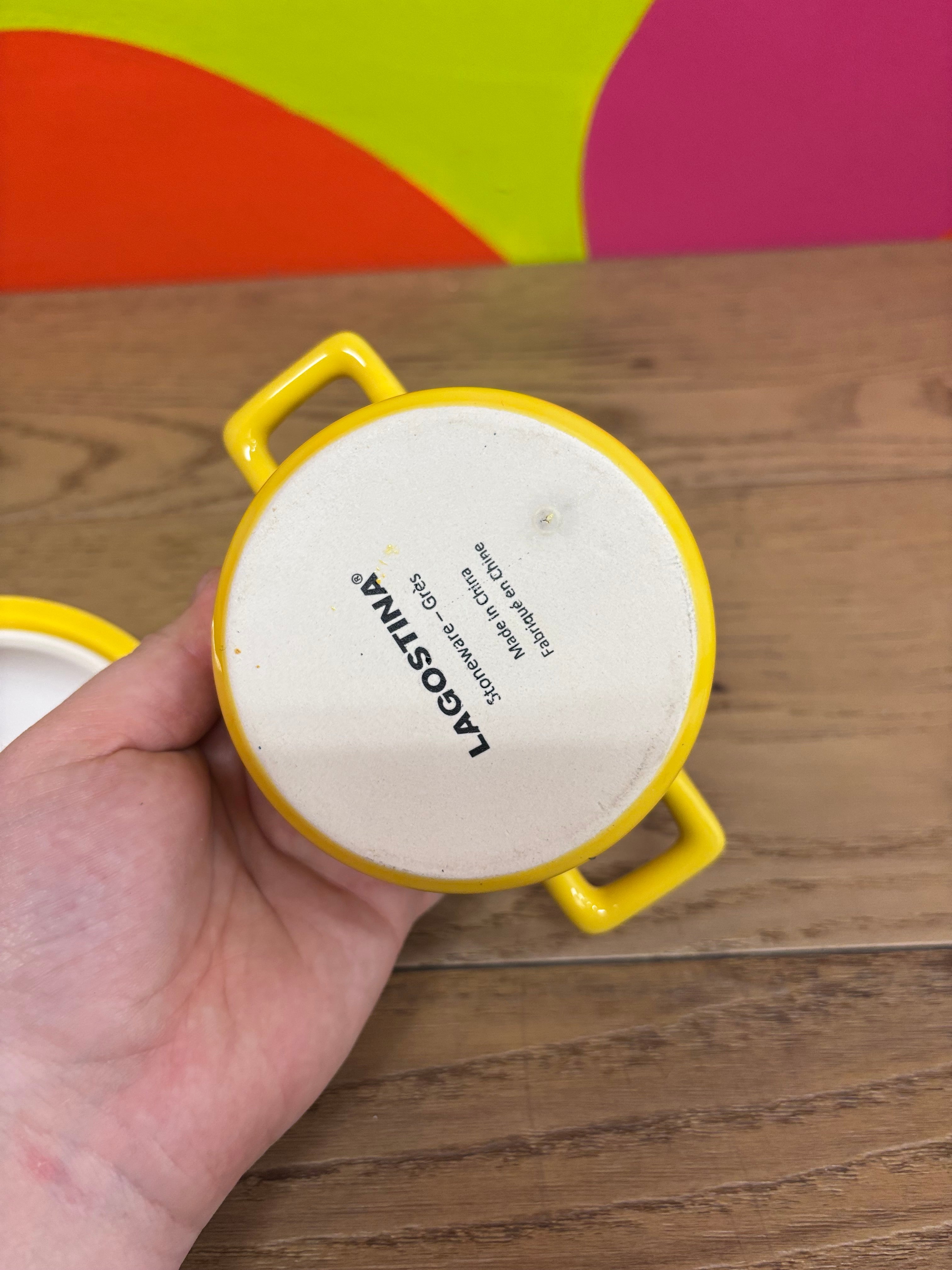 Lagostina Stoneware Mini Casserole Dish - Yellow