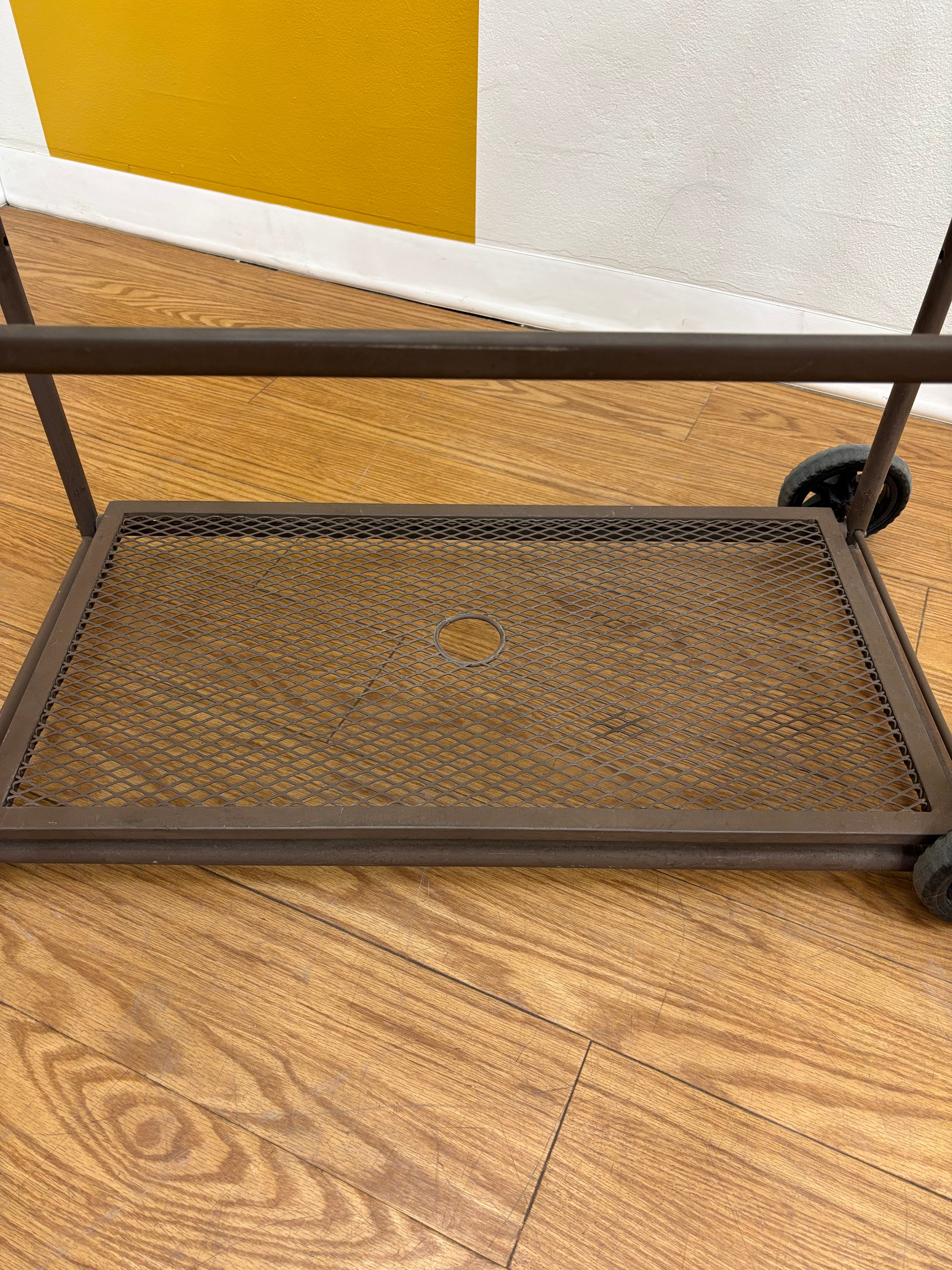 Rolling Glass Cart