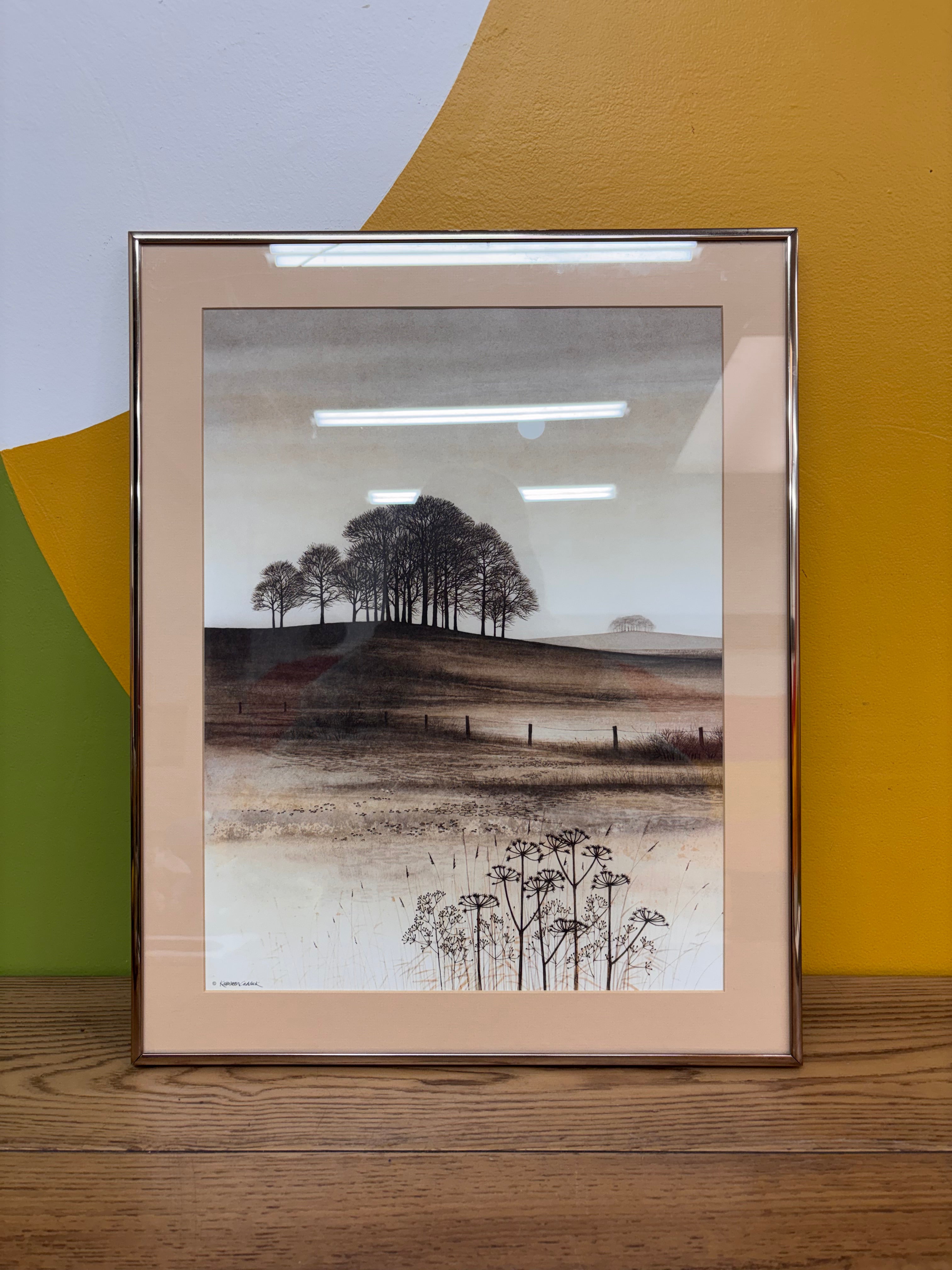 Framed "Silence" Print