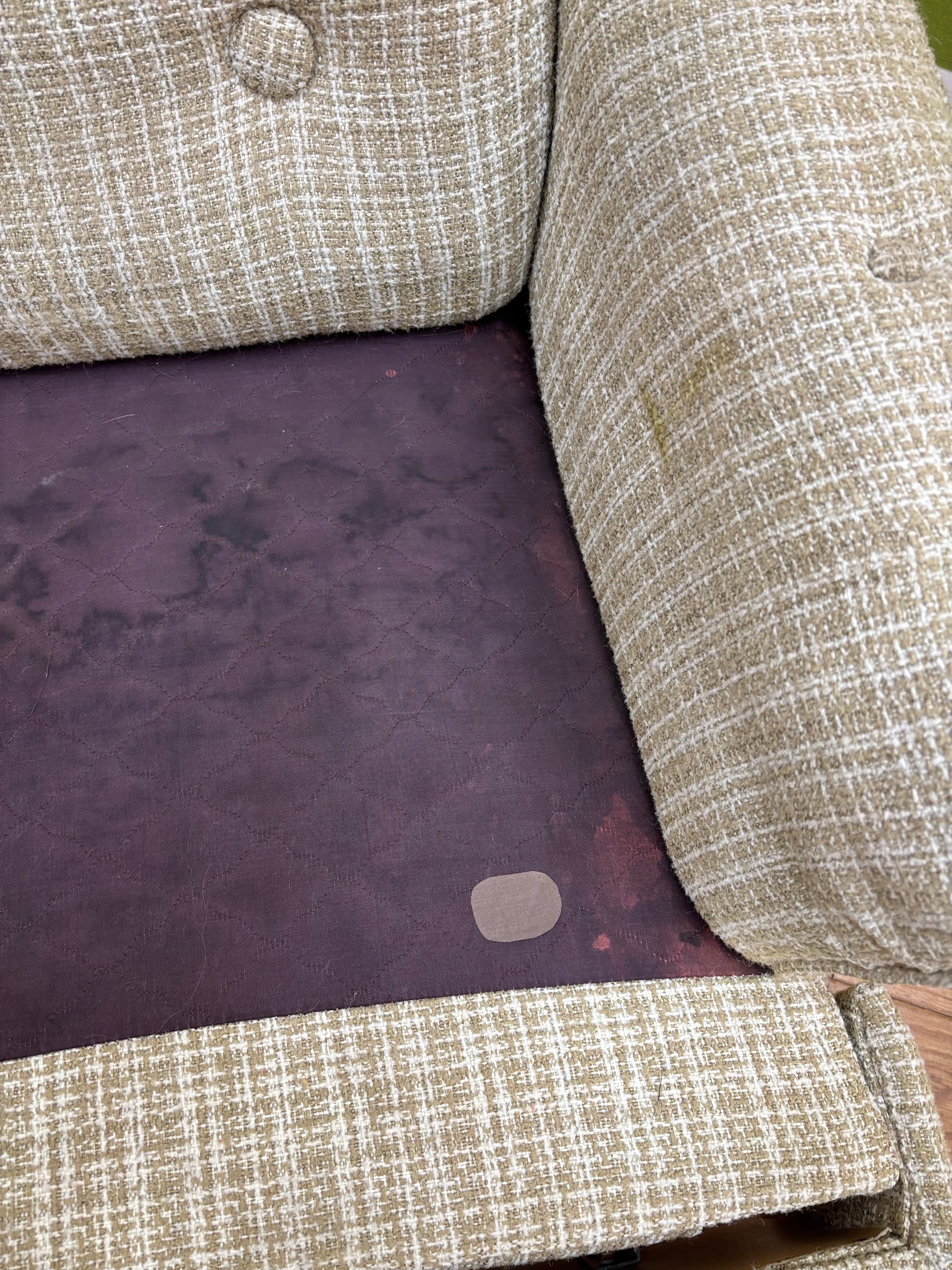 Tweed Reclining Armchair