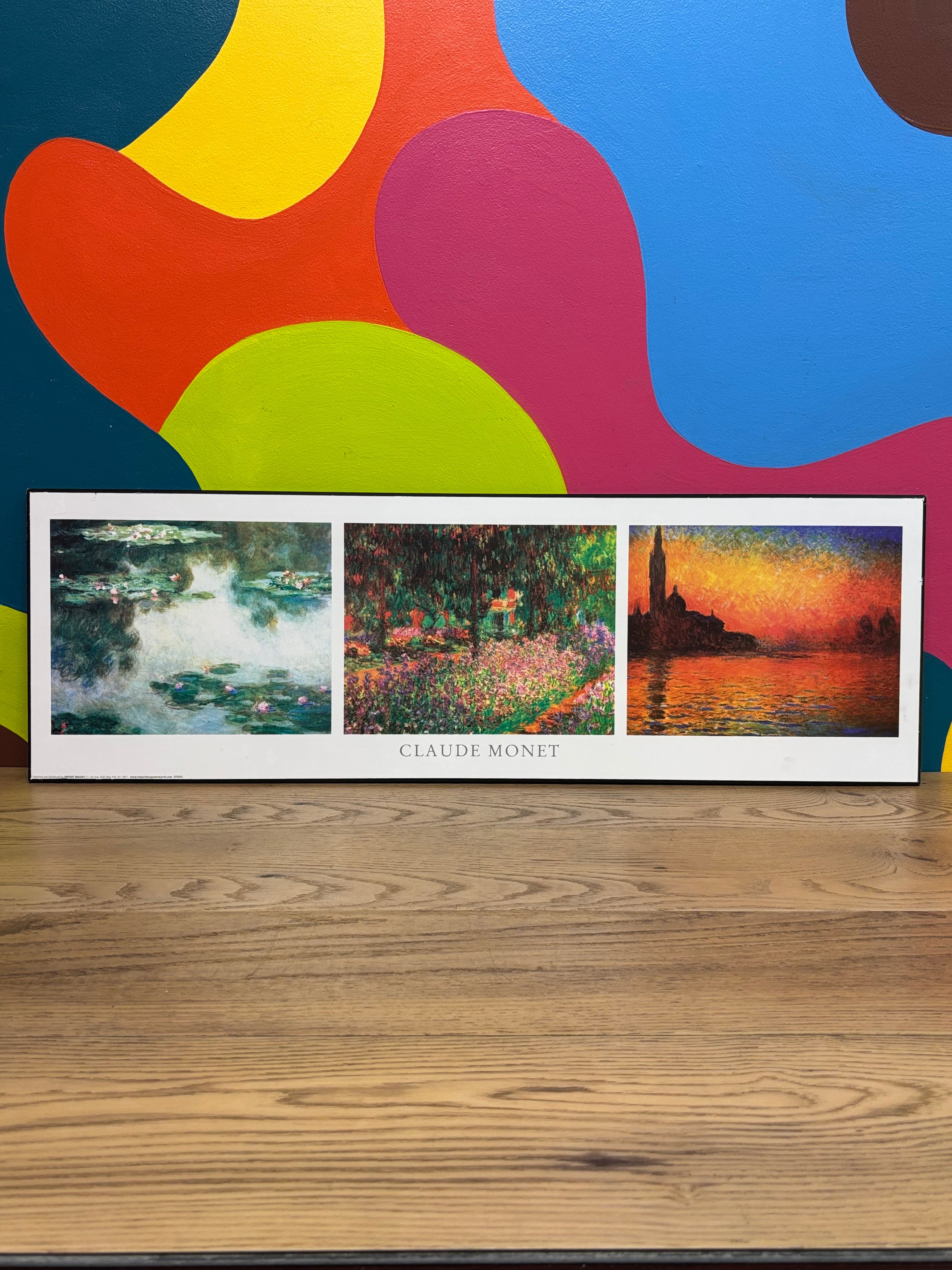 Claude Monet Art on Plaque