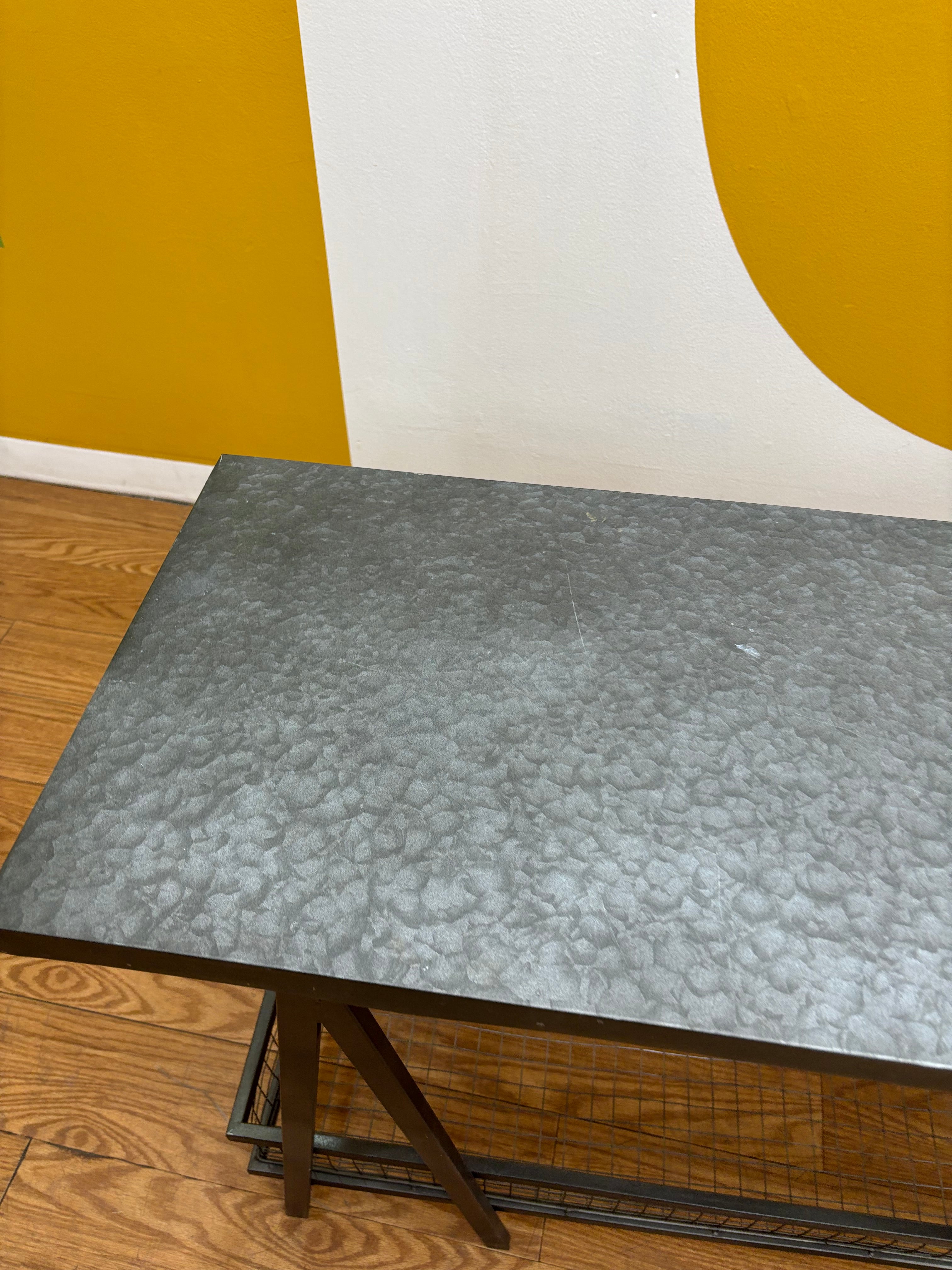 Grey Console Table (2 available)