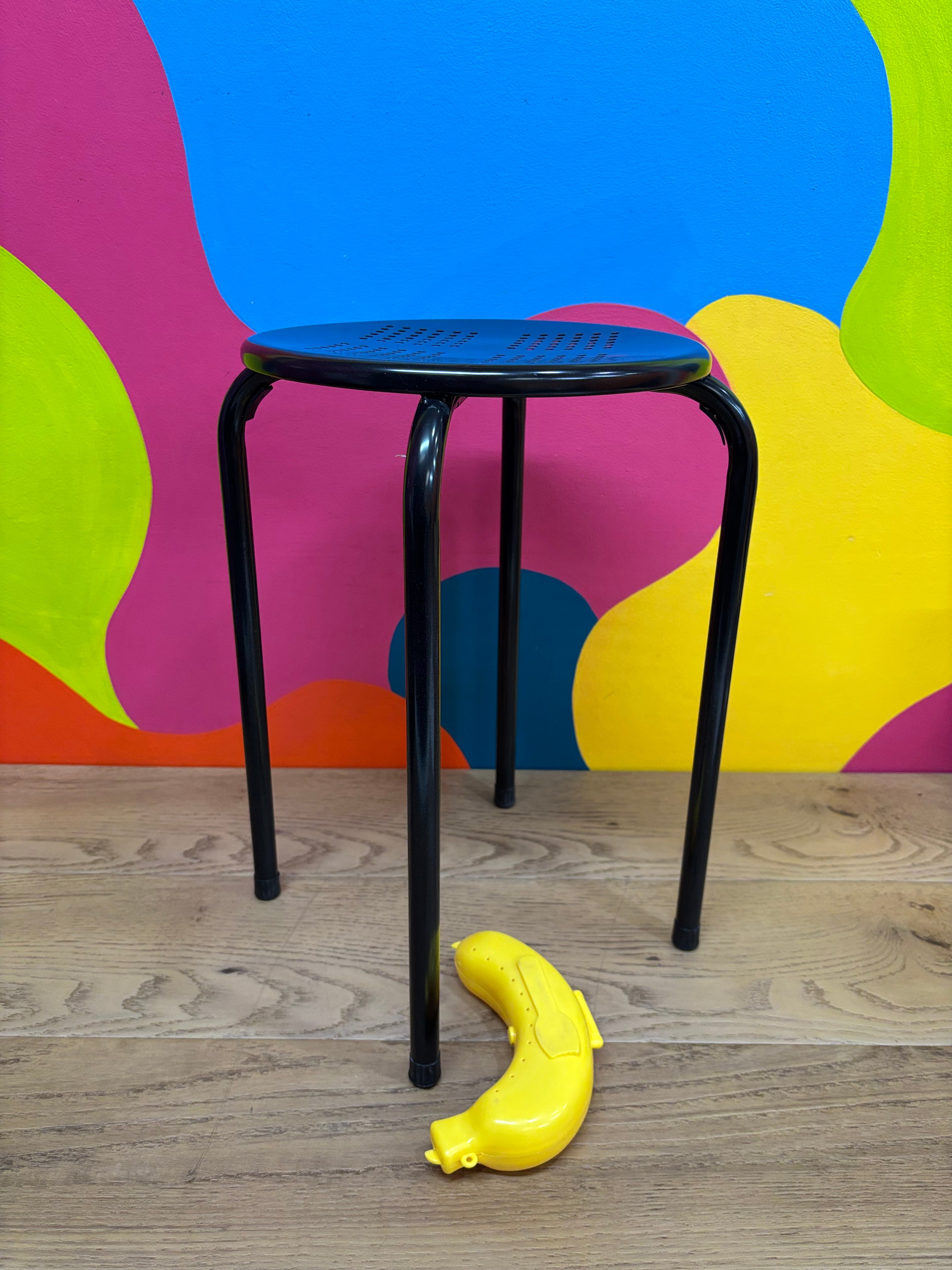 Small Black Stool