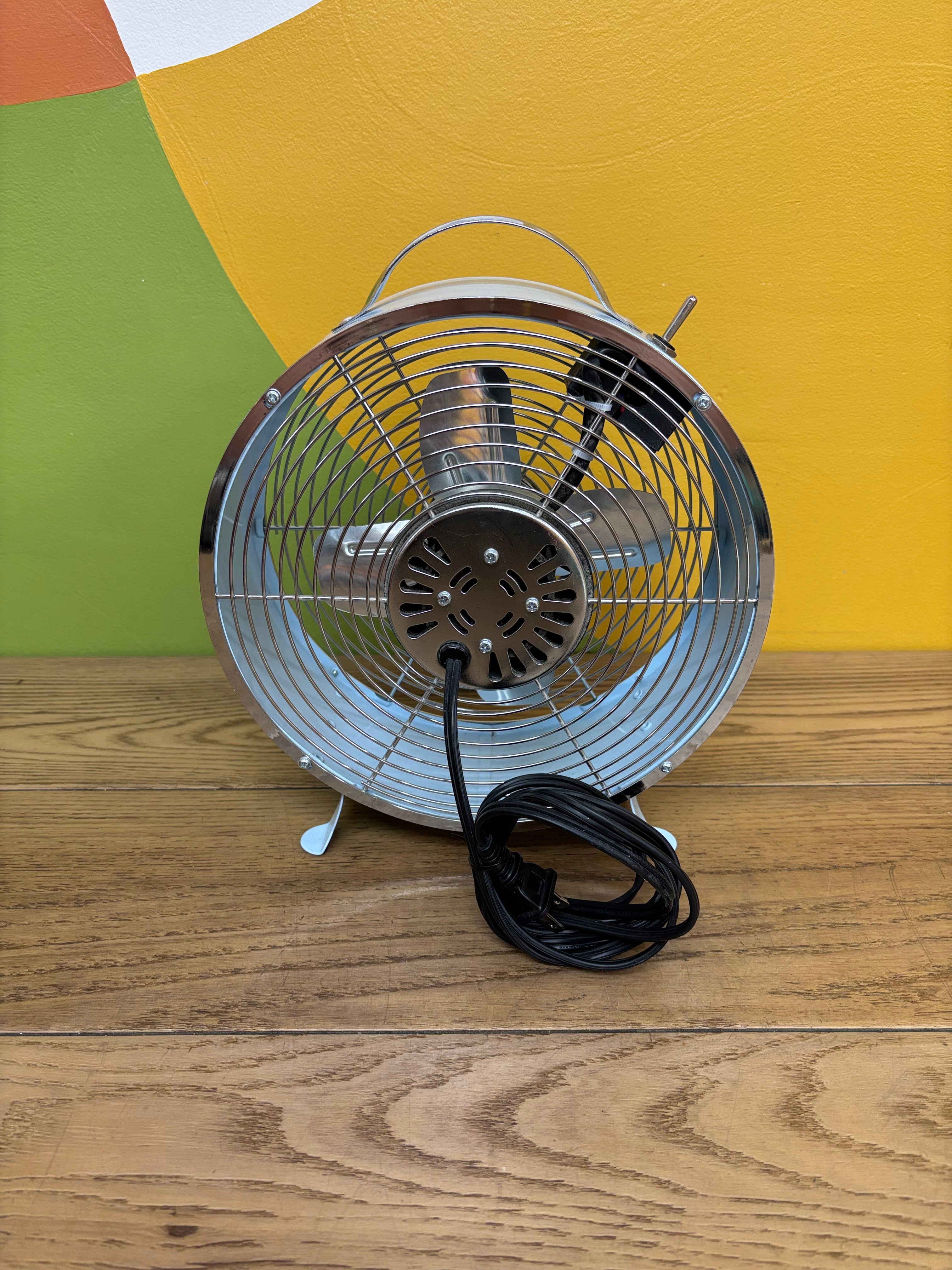 Light Blue Electric Table Fan