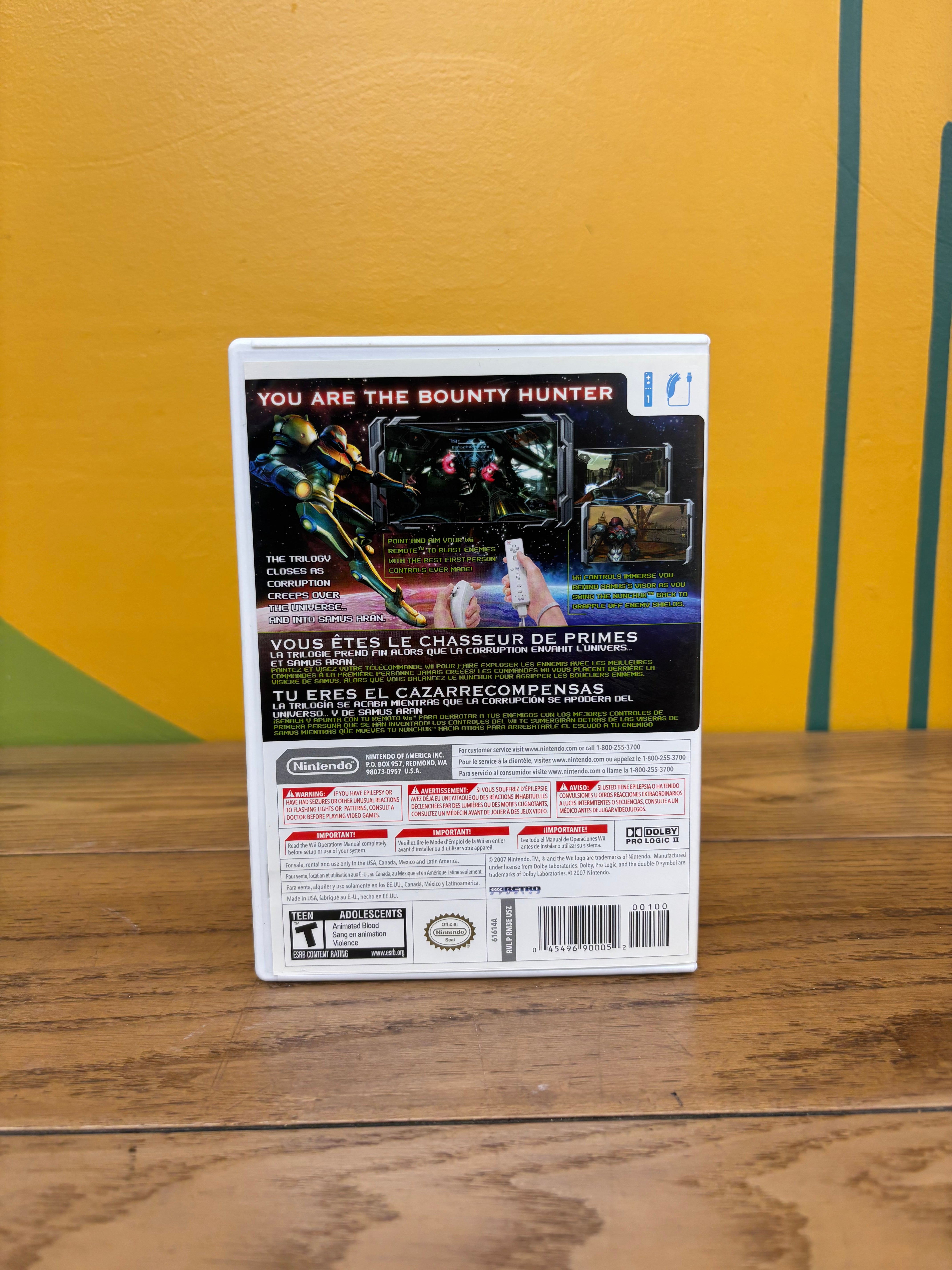 Metroid Prime 3: Corruption Nintendo Wii Game