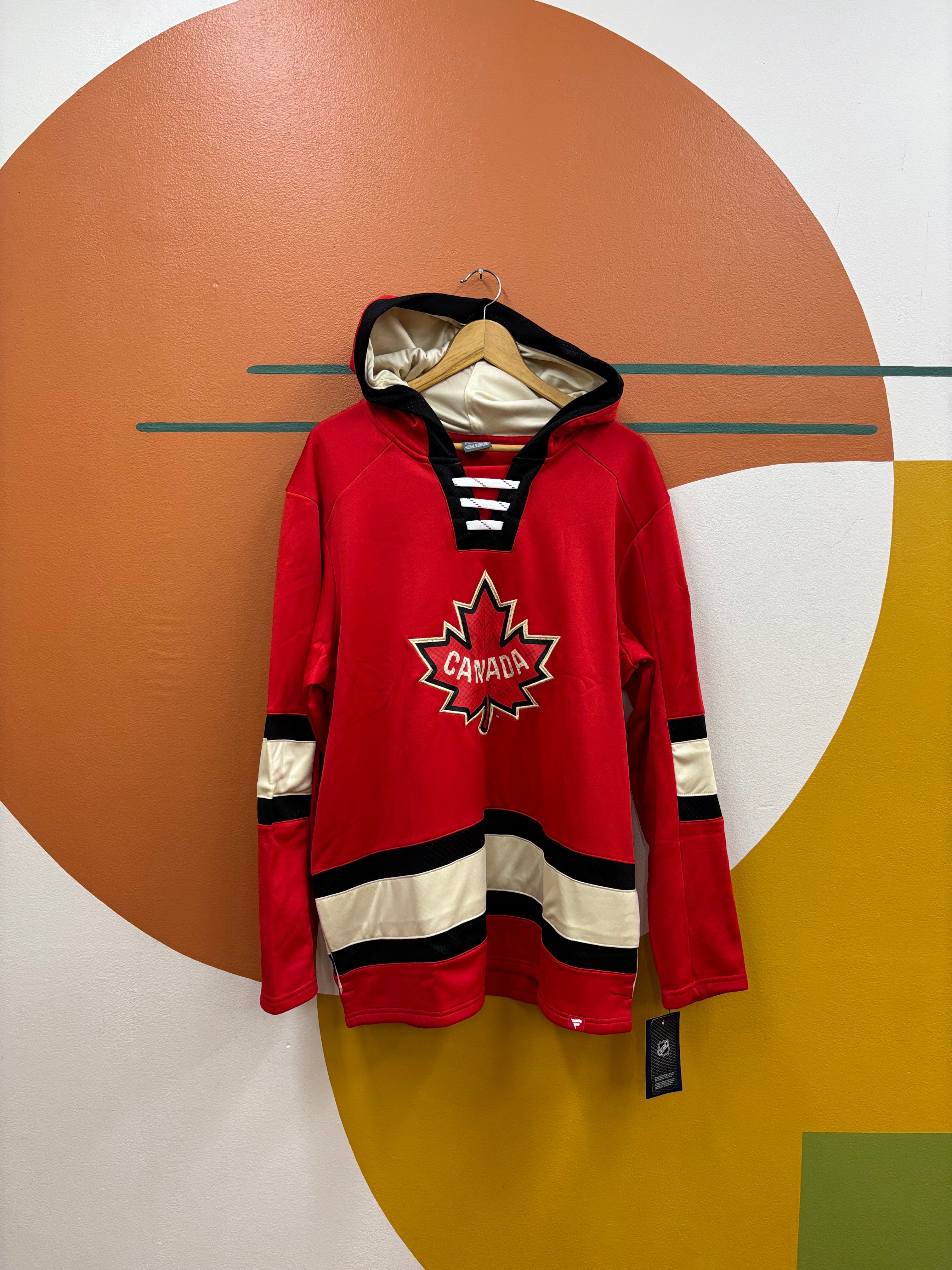 Team Canada 2025 4 Nations Face-Off Pullover Hoodie - Large