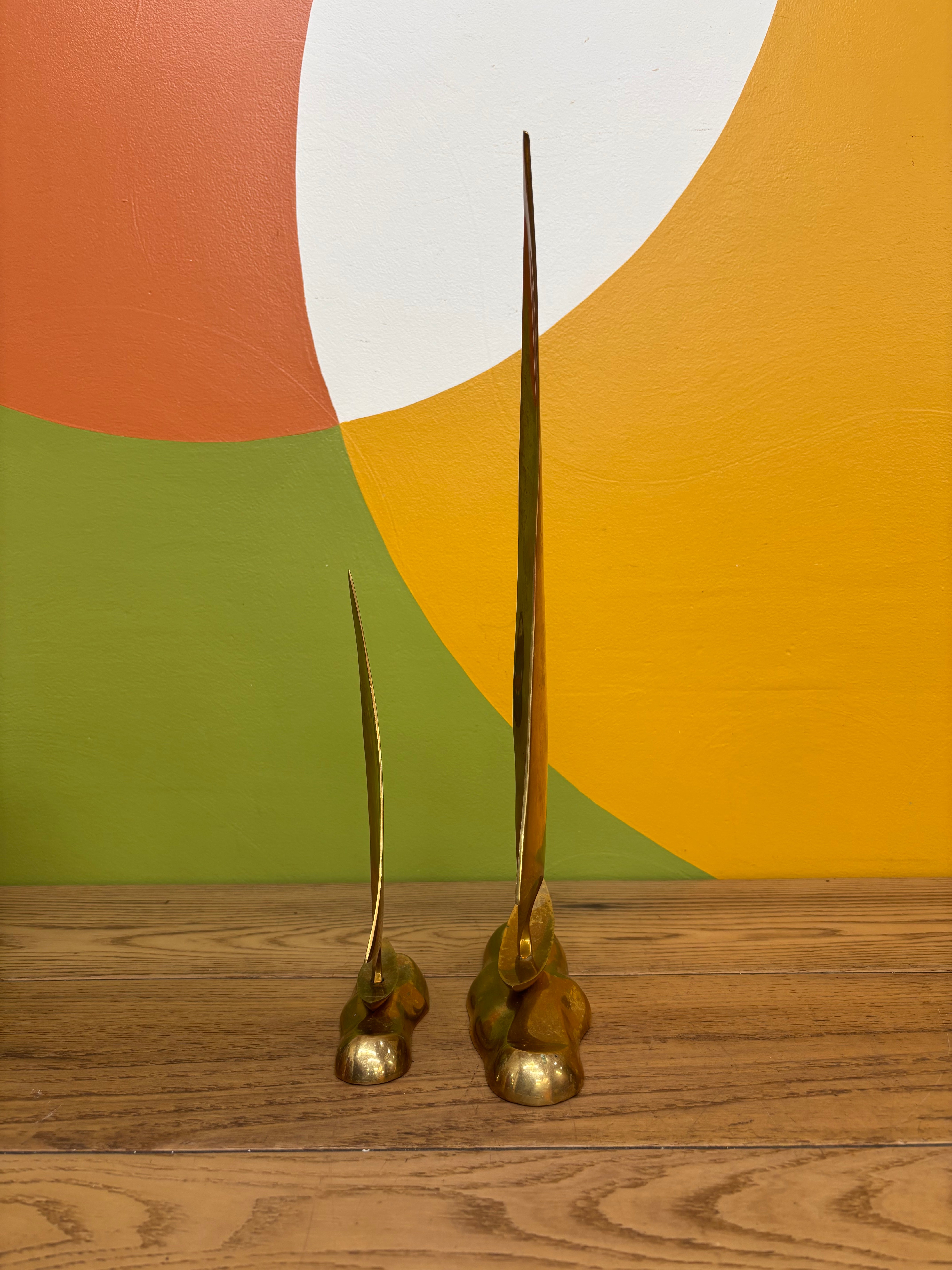 Set of 2 Brass Sailboats
