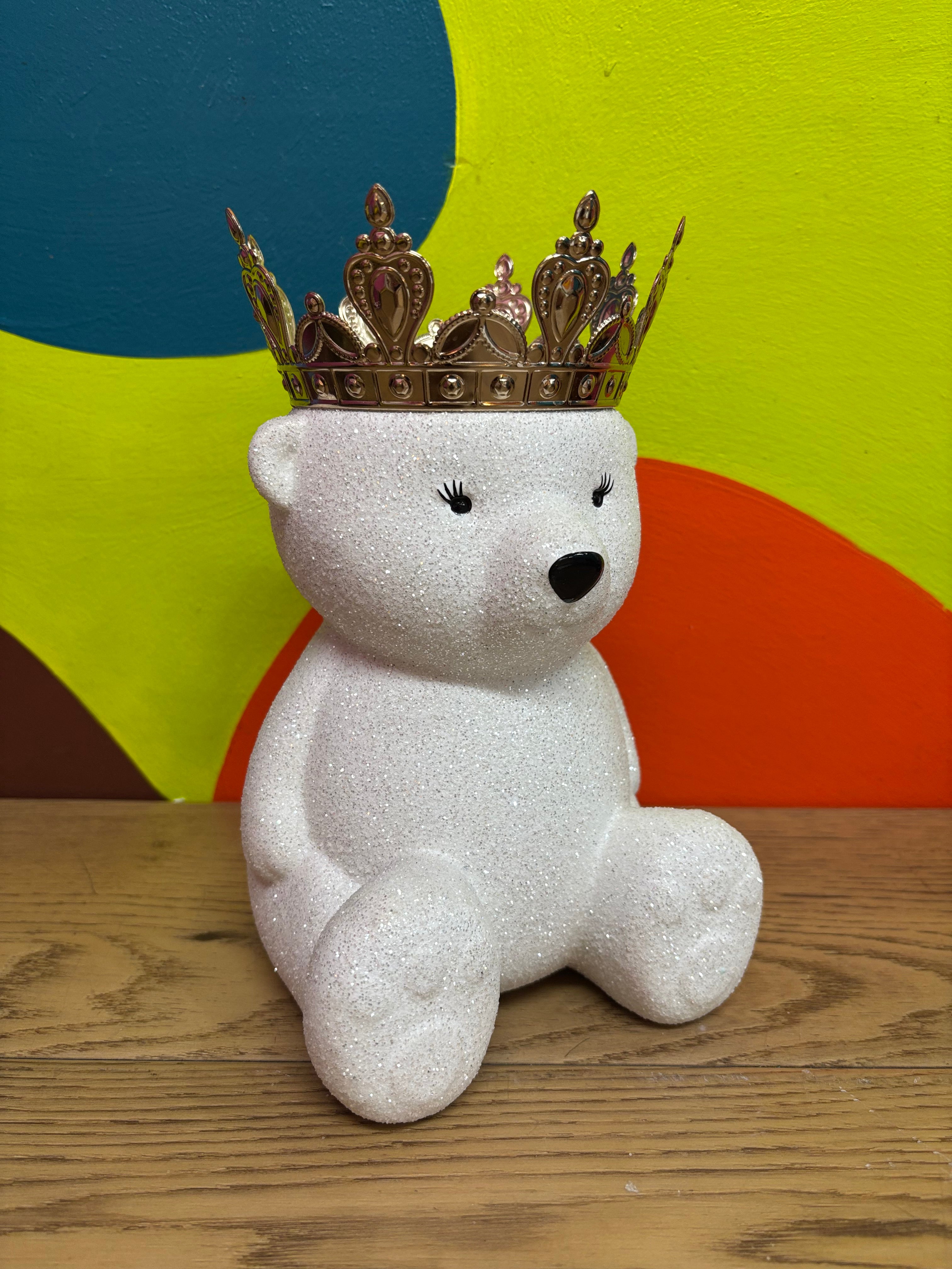 Sparkly Polar Bear Candle Holder - Bath and Body Works