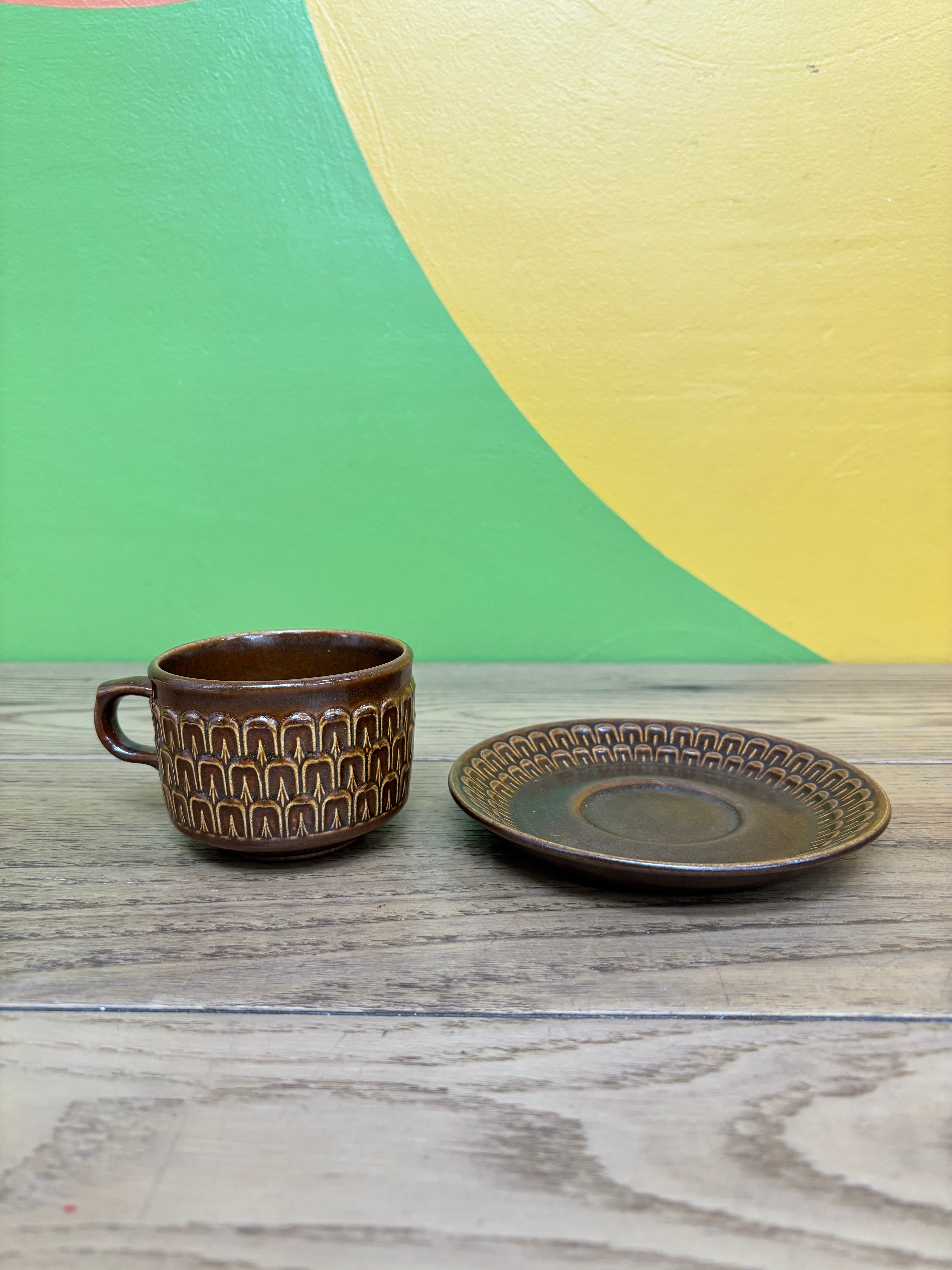 Wedgwood Pennine Stoneware Cup and Saucer (11)