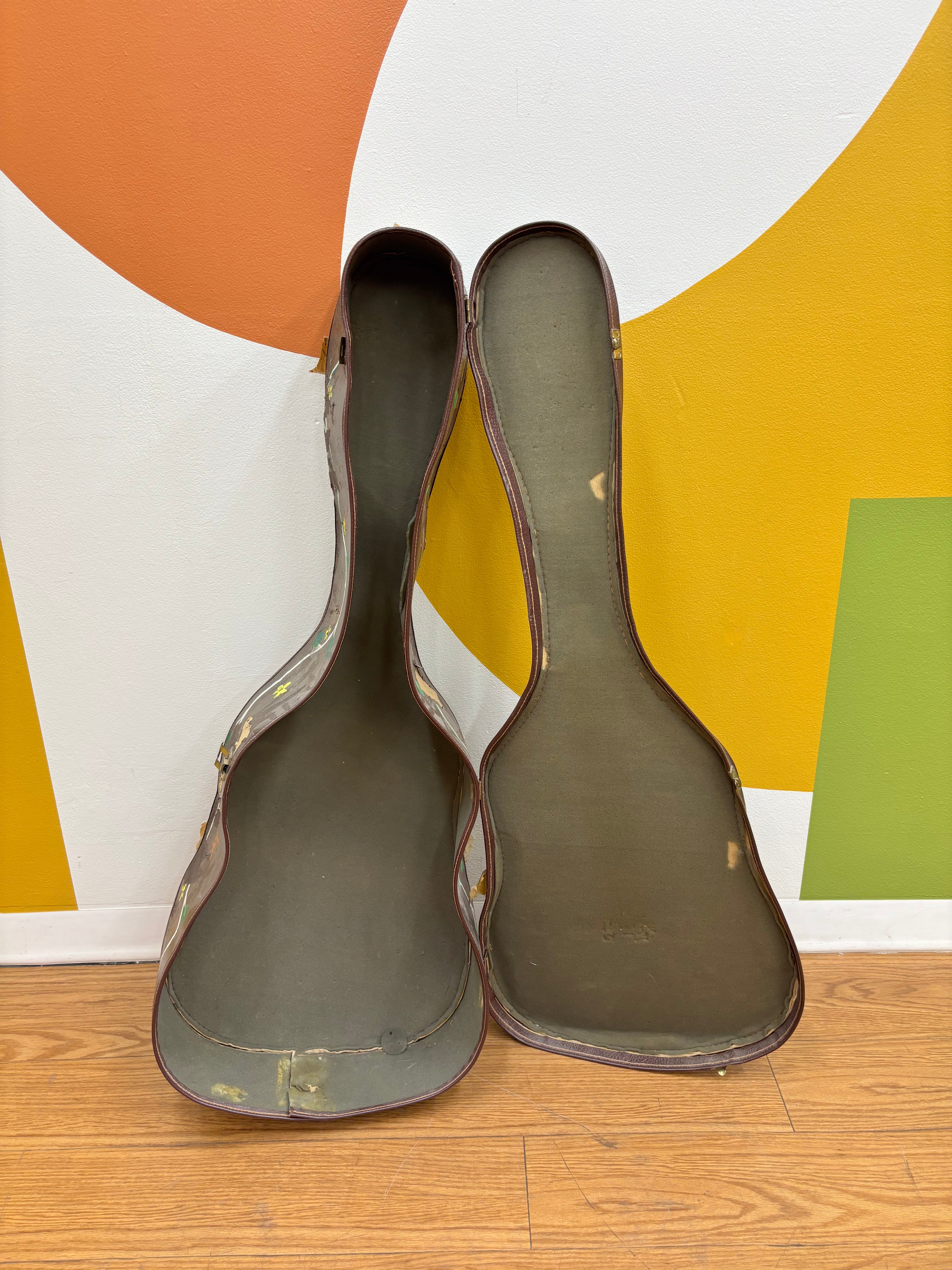 Hand-Painted Anjo Acoustic Guitar