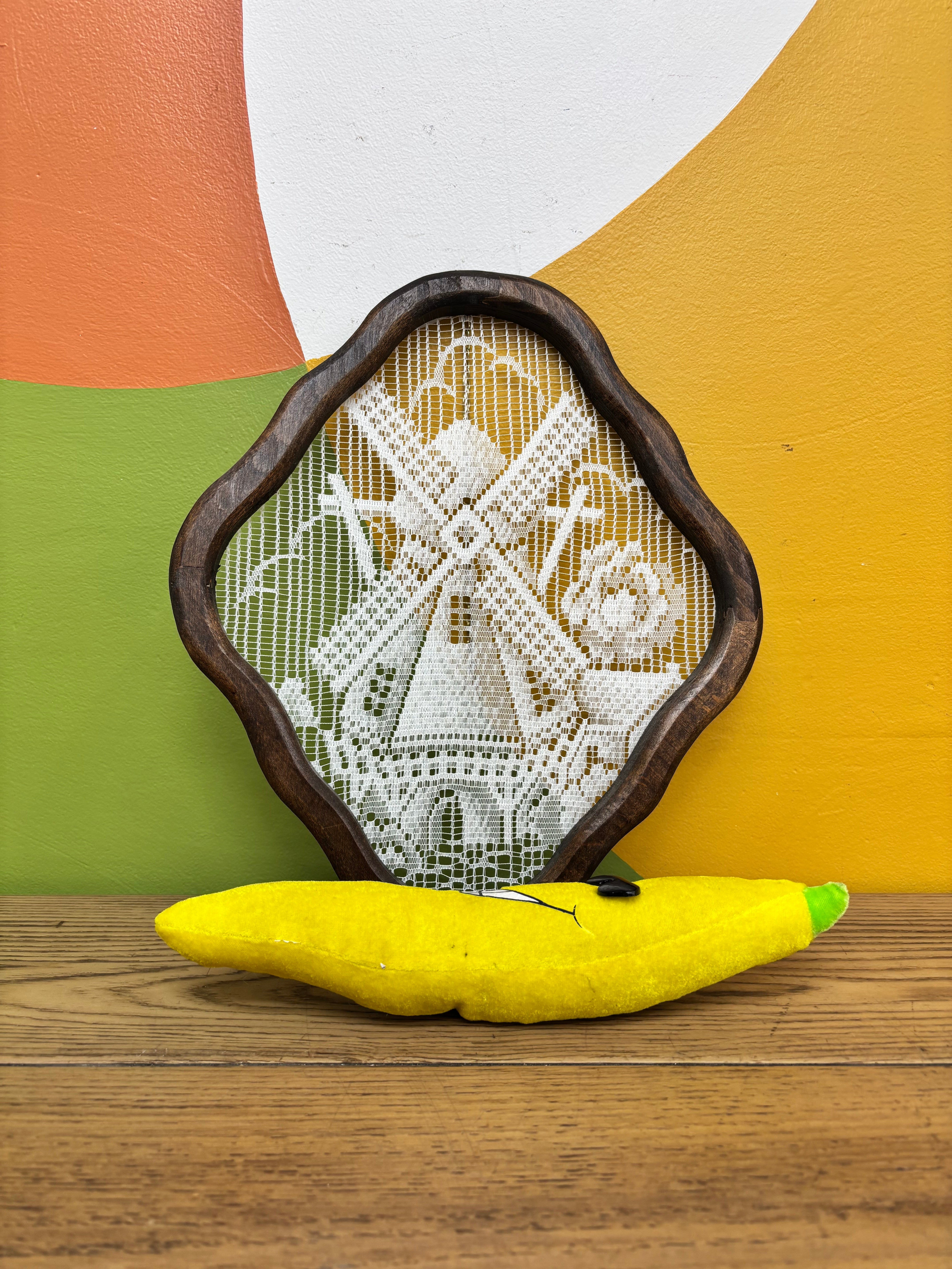 Framed Laced Windmill Art