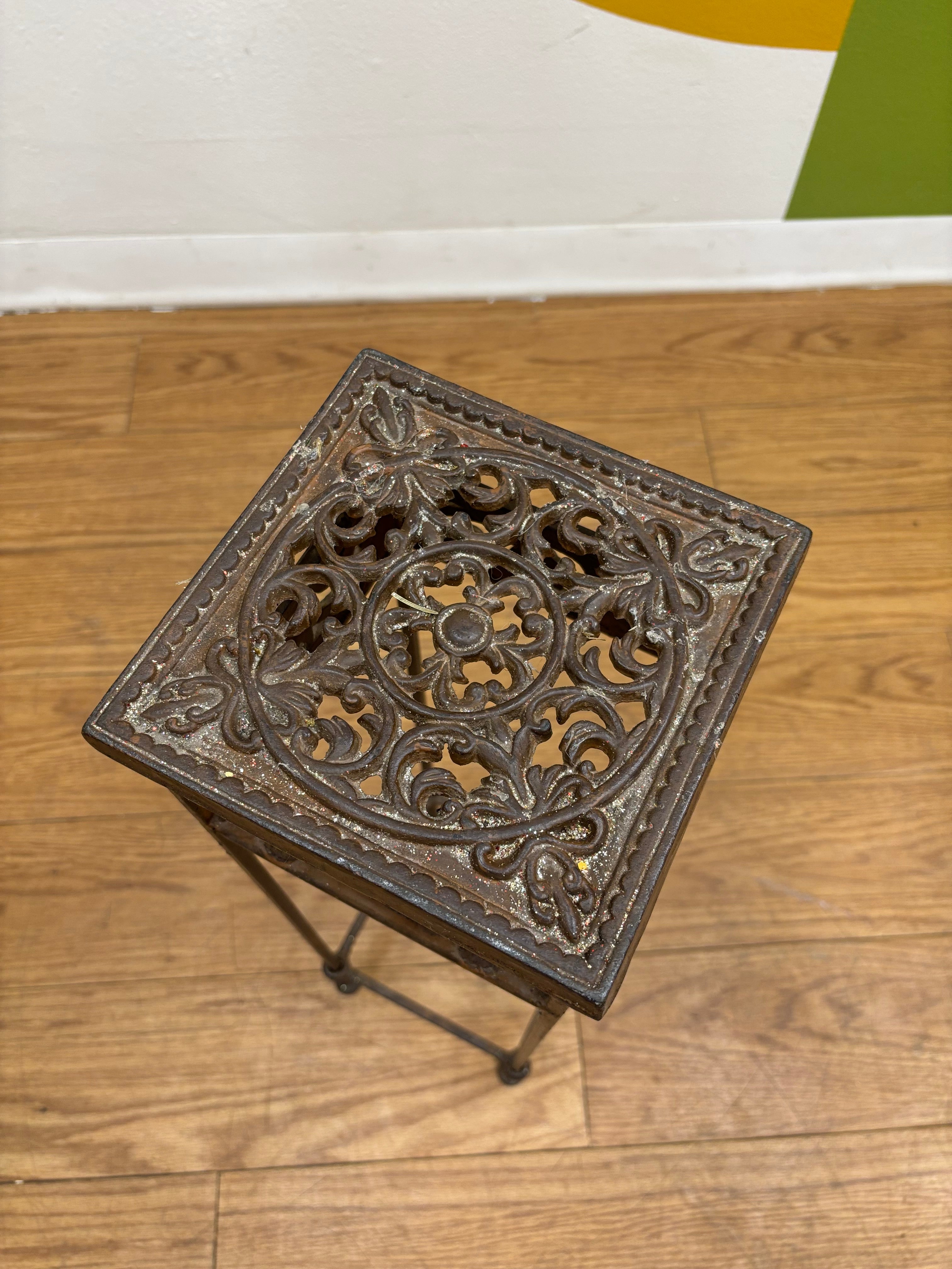 Gold Metal Plant Stand