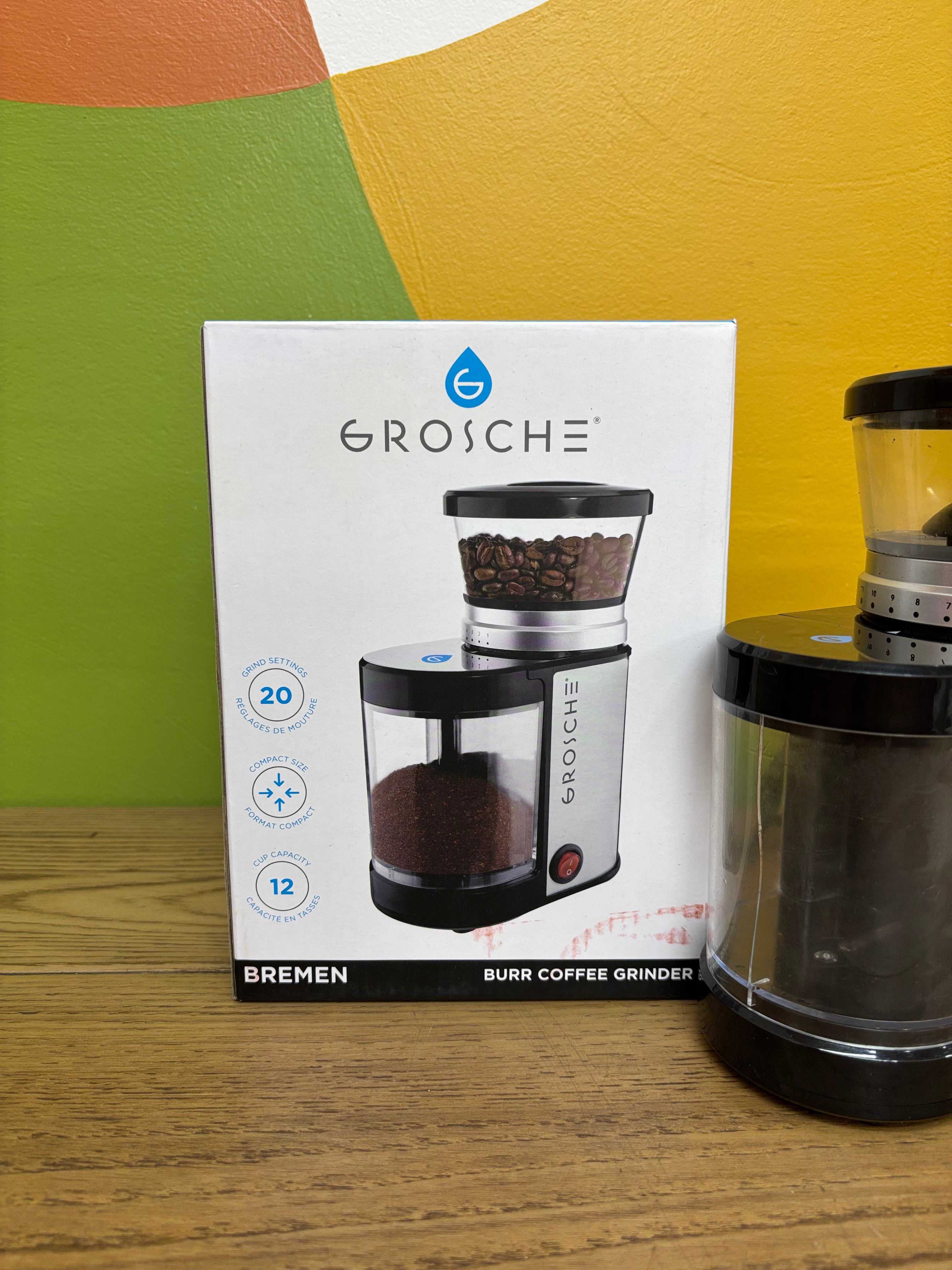 Grosche Bremen Burr Electric Coffee Grinder