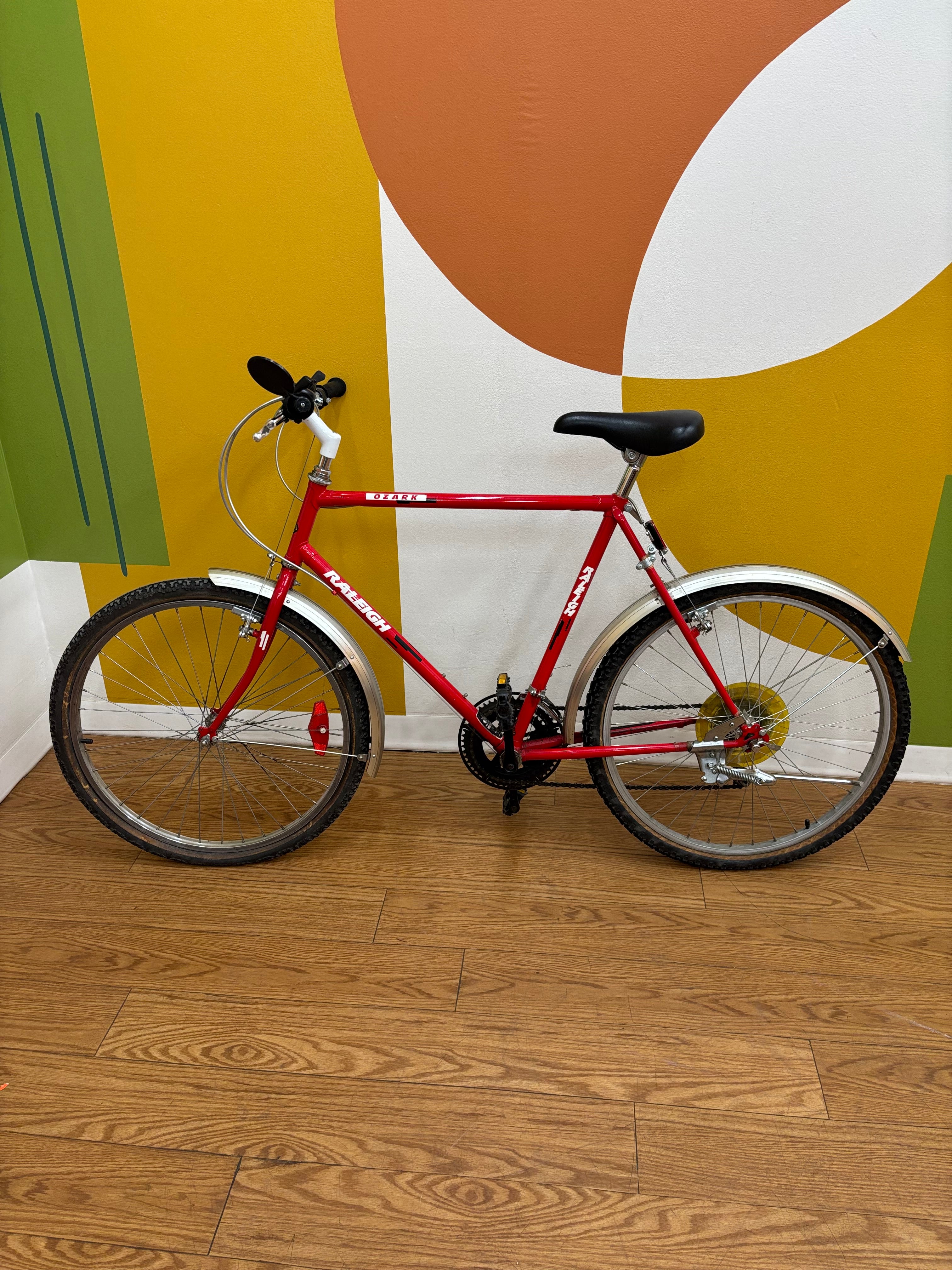 Red Raleigh Ozark Bicycle