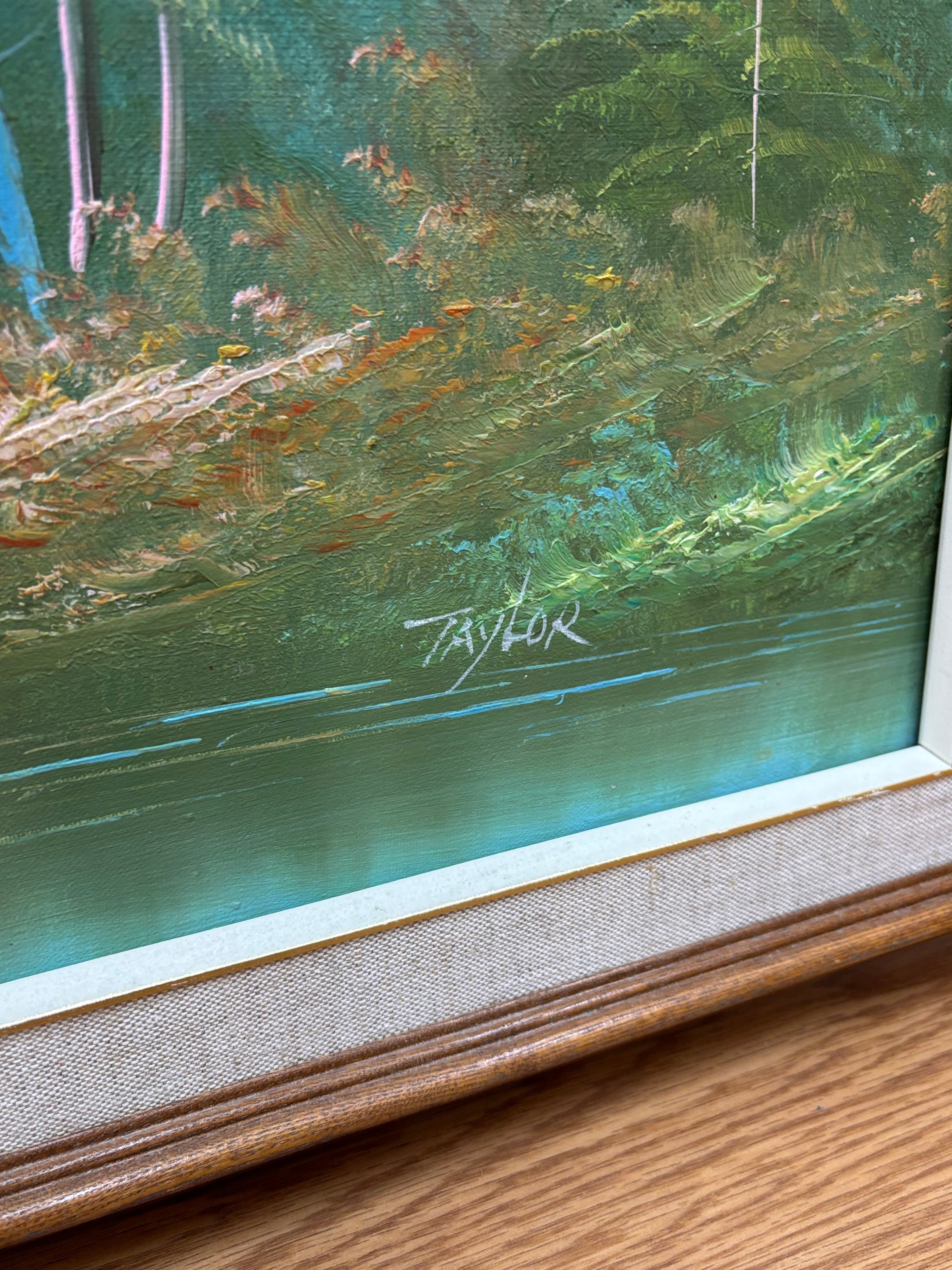 Framed Mountain Scene