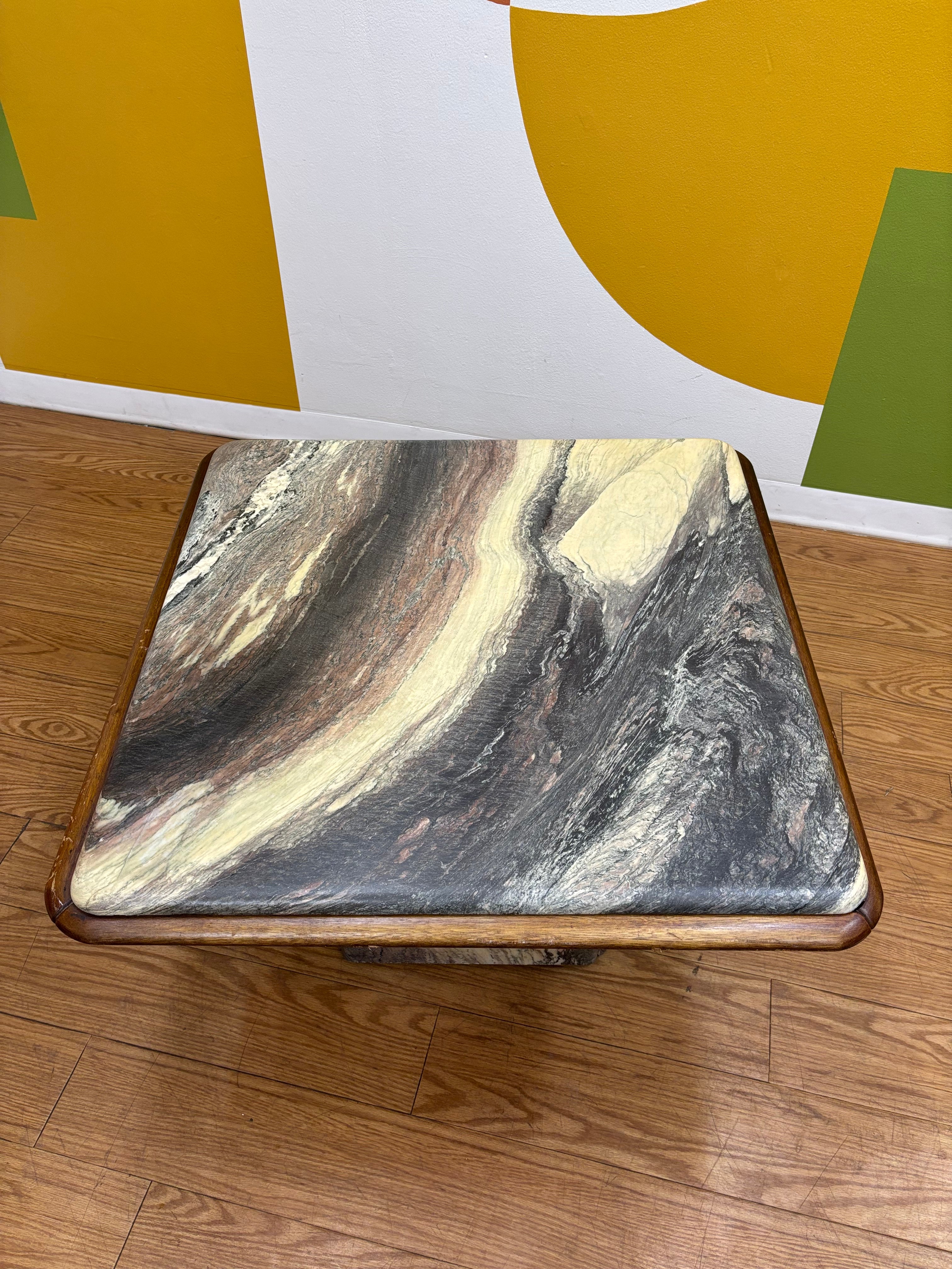 Square Marble Top Coffee Table