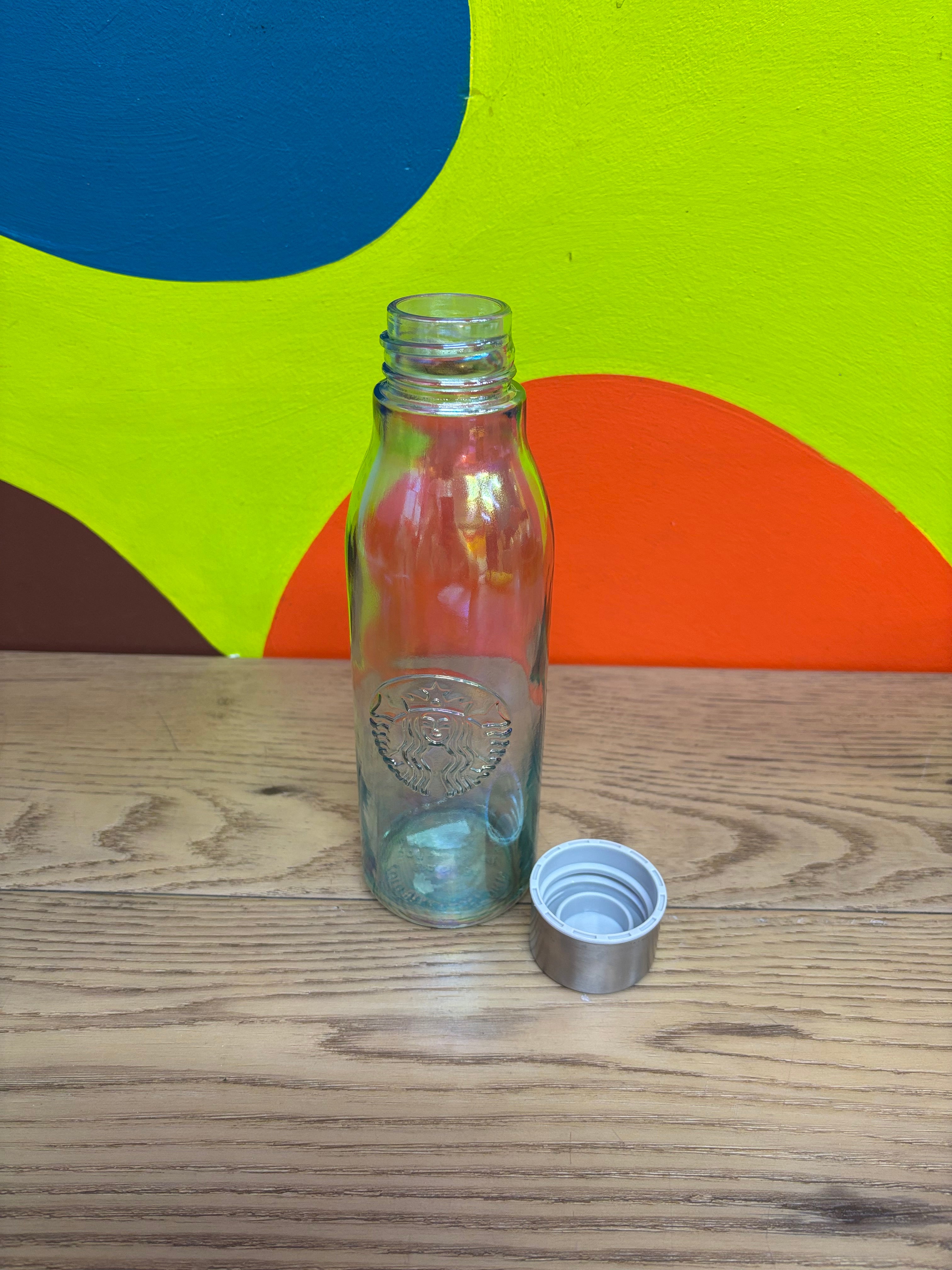 Starbucks Iridescent Recycled Glass Water Bottle - 591ml