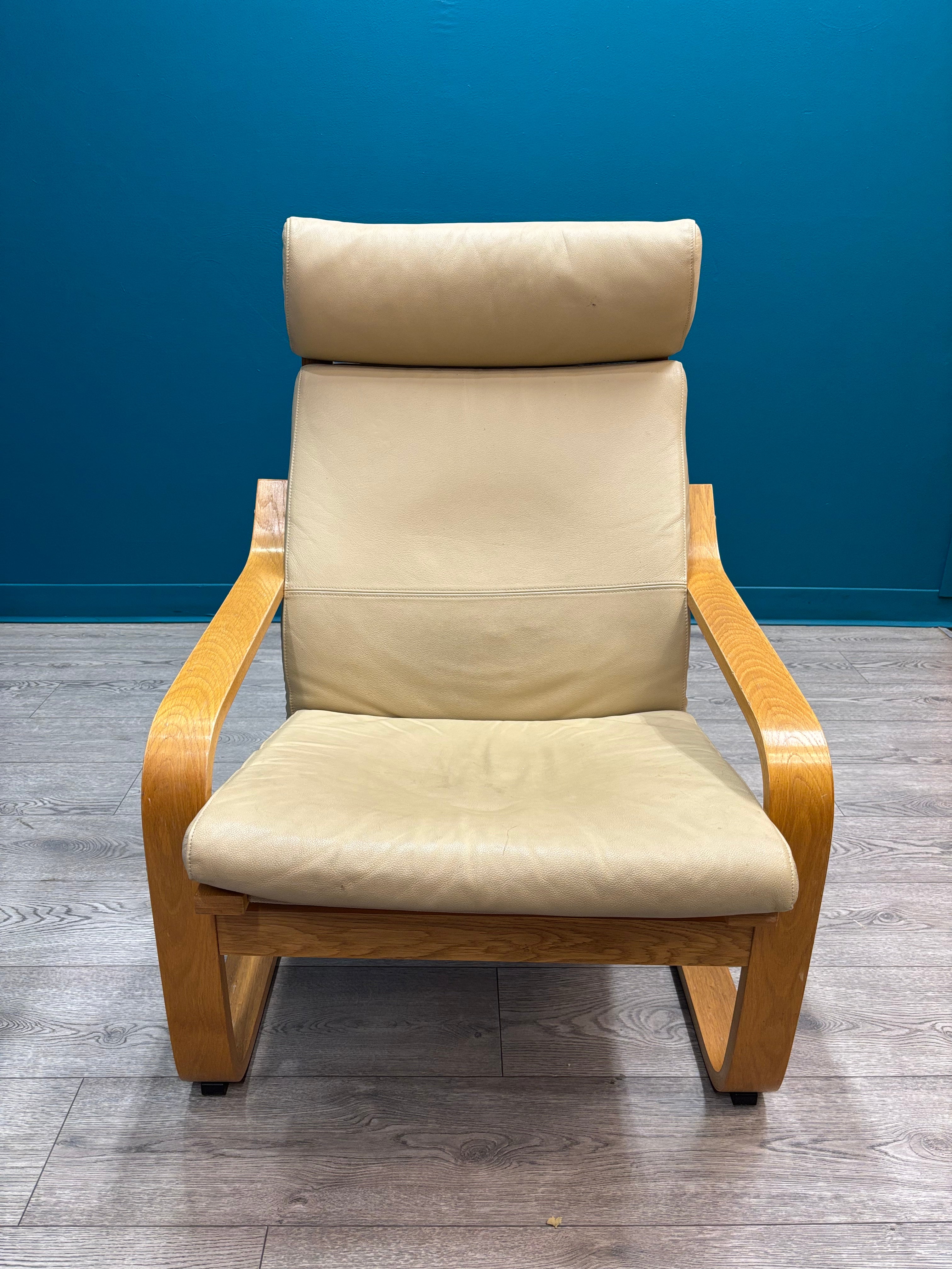 Cream Poang Armchair - IKEA (2 available)