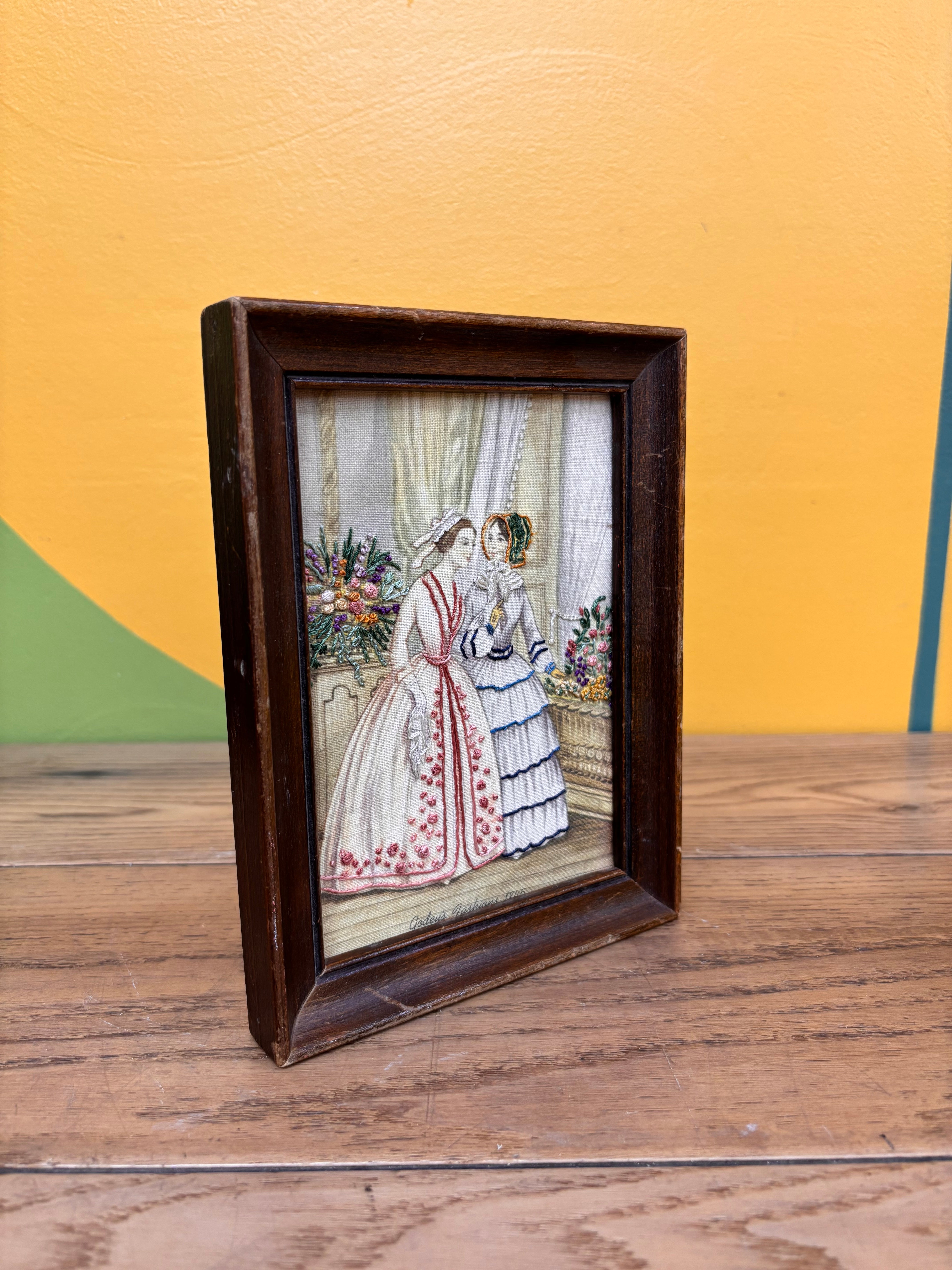 Small Framed Embroidered Art